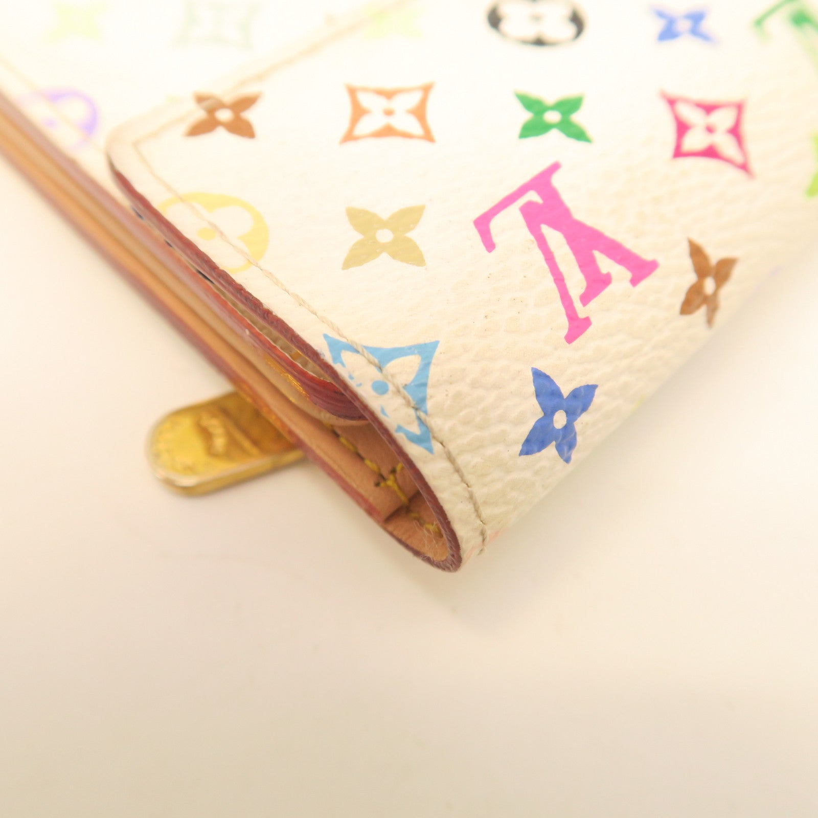 LOUIS VUITTON Monogram Multicolor Koala Wallet金扣钱包白色