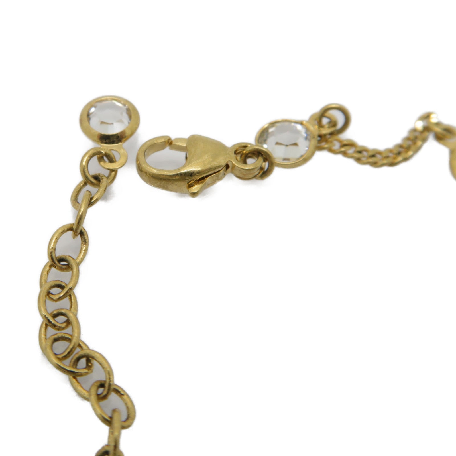 GUCCI 金屬Doubie G Key Bracelet手鏈金色/透明