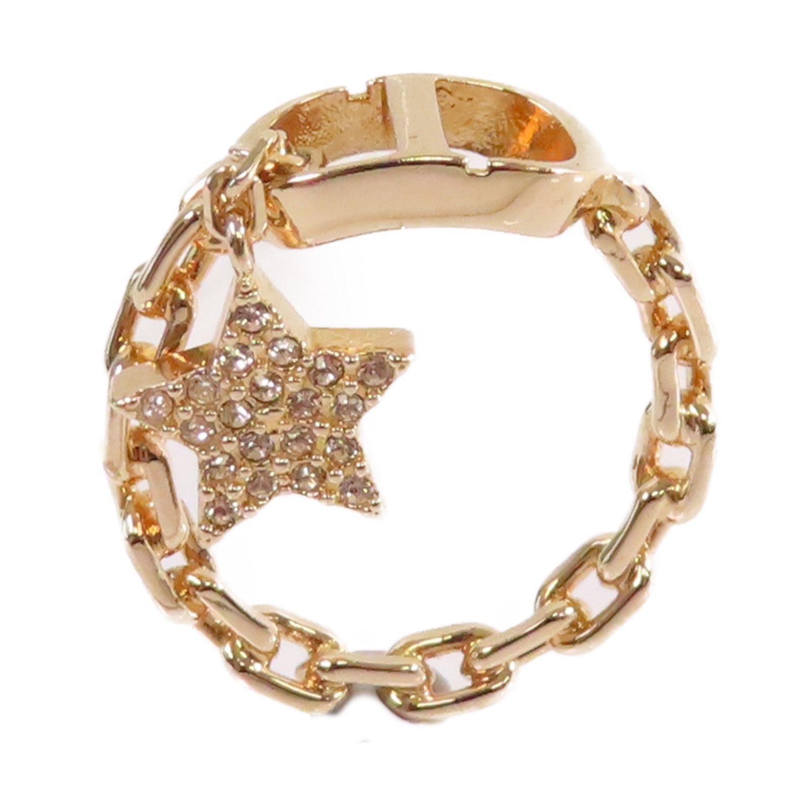 Dior 金屬Petit CD Ring戒指Size M/US#5.5