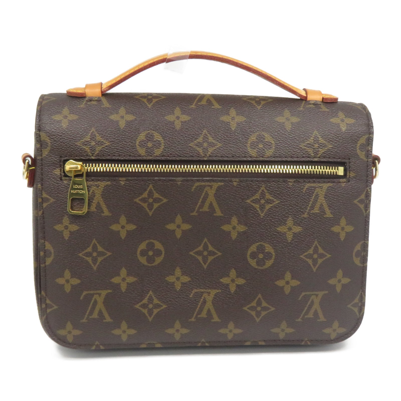 LOUIS VUITTON Monogram Pochette Metis金扣手挽肩背兩用袋啡色