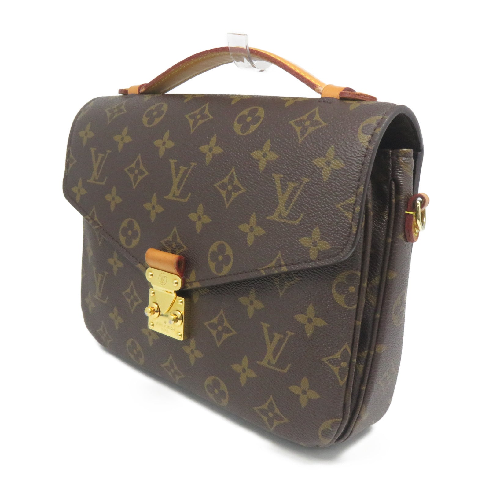 LOUIS VUITTON Monogram Pochette Metis金扣手挽肩背兩用袋啡色