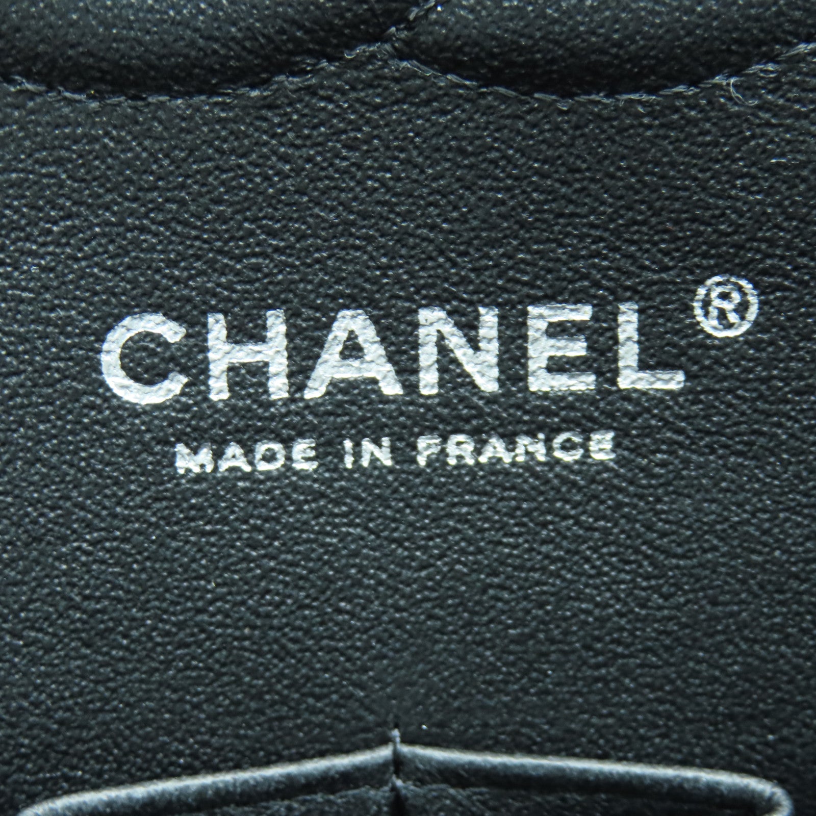 CHANEL 菱格Lace/皮革Shoulder Bag银扣链带肩背袋黑色