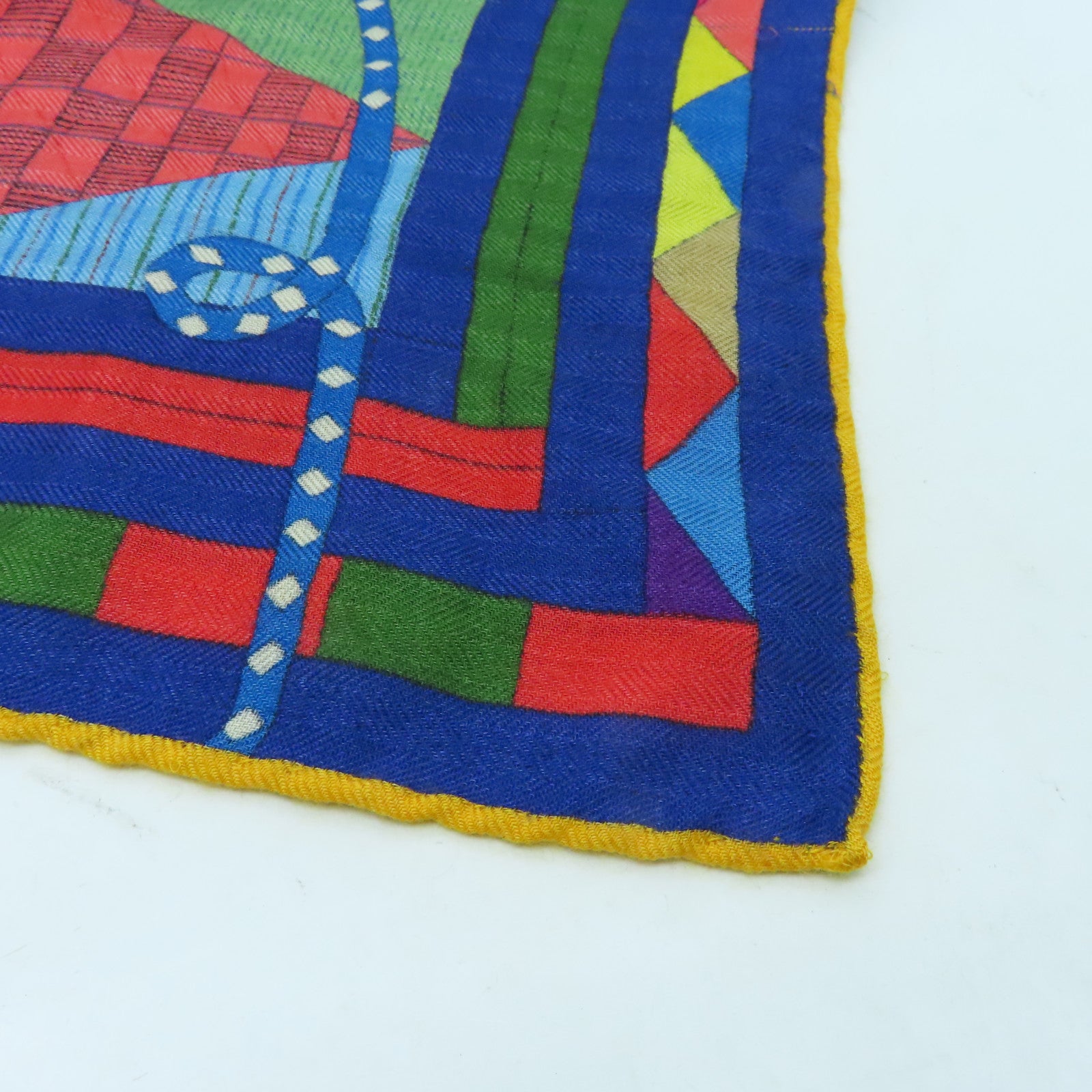 HERMES 羊絨Scarf圍巾彩色