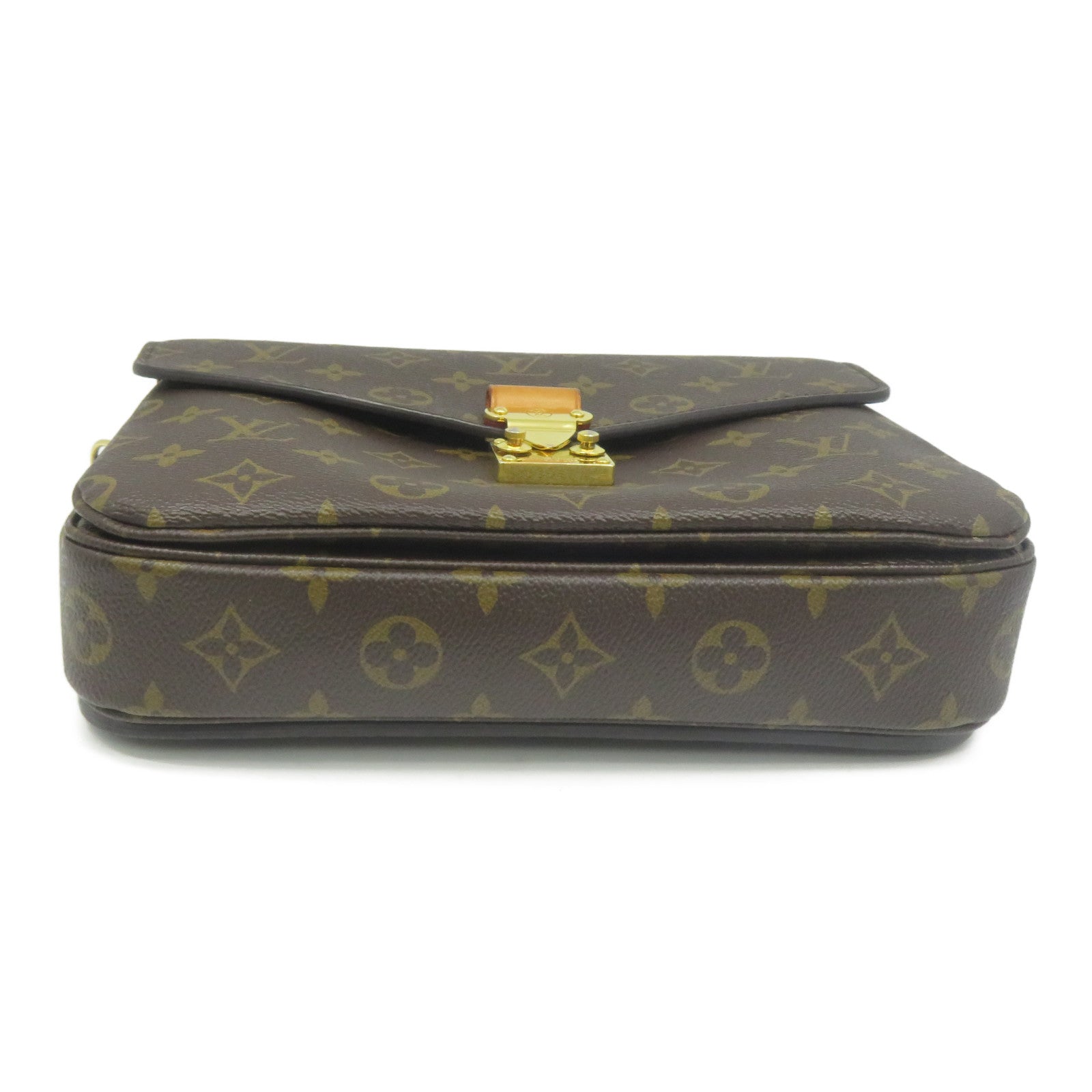 LOUIS VUITTON Monogram Pochette Metis金扣手挽肩背兩用袋啡色