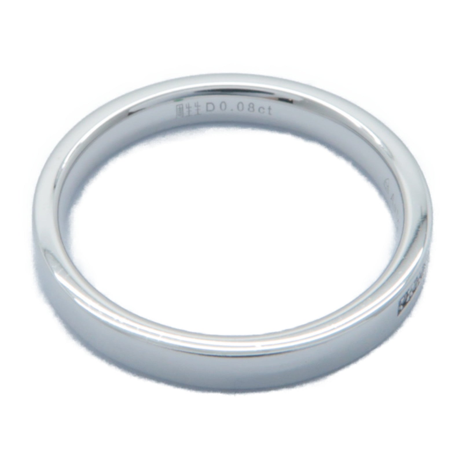 JEWELRY 18K白金Diamond Ring 0.08ct鑽石戒指US#6.75