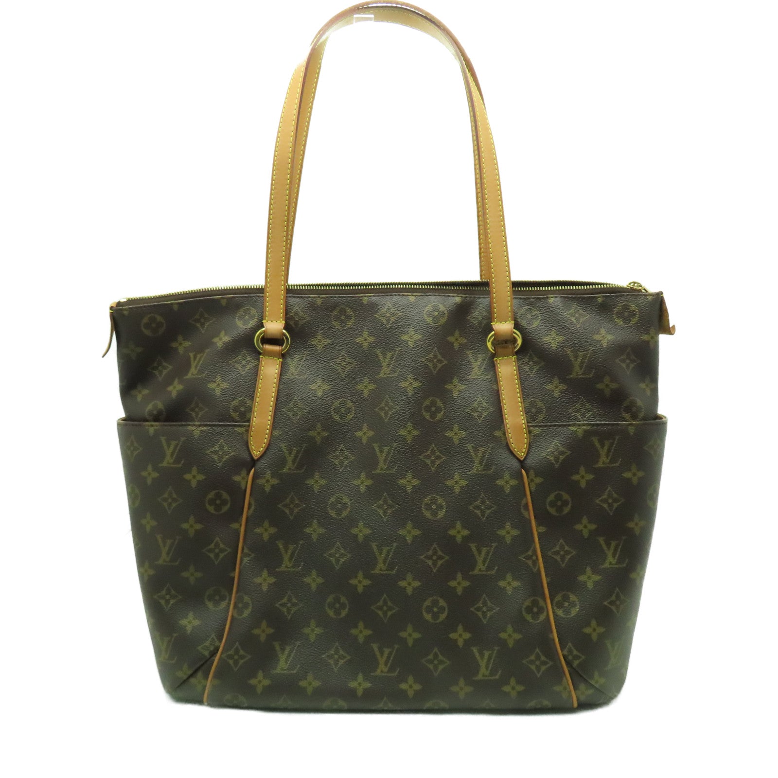 LOUIS VUITTON Monogram Totally GM金扣肩背袋啡色