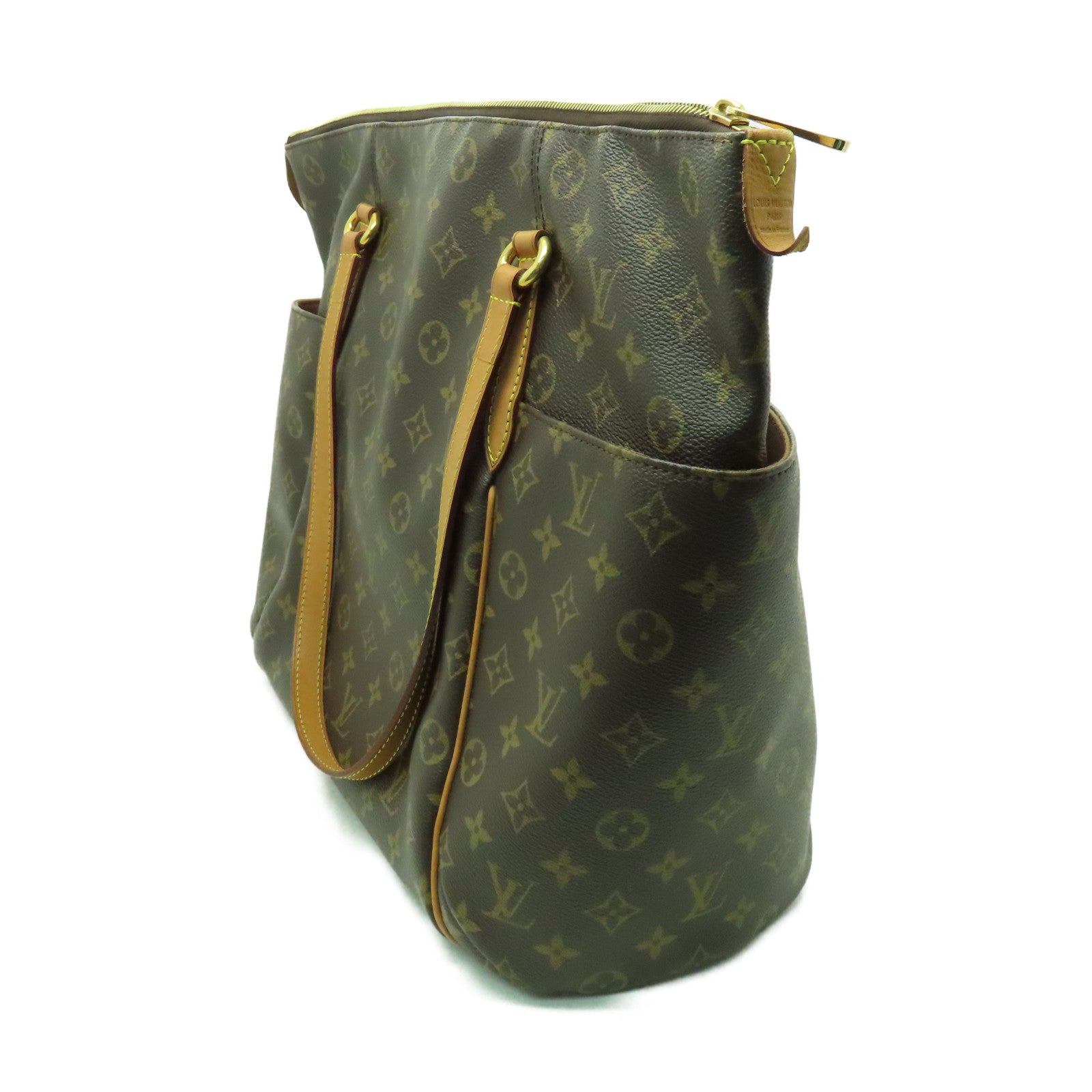 LOUIS VUITTON Monogram Totally GM金扣肩背袋啡色