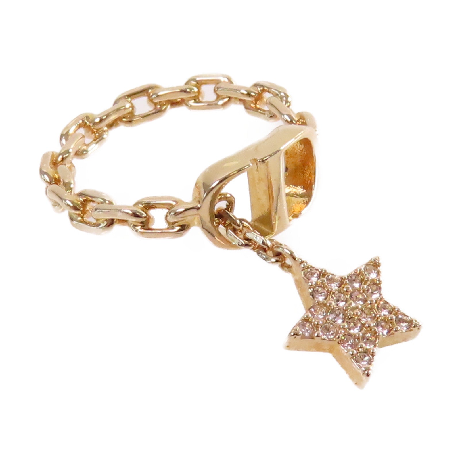 Dior 金屬Petit CD Ring戒指Size M/US#5.5