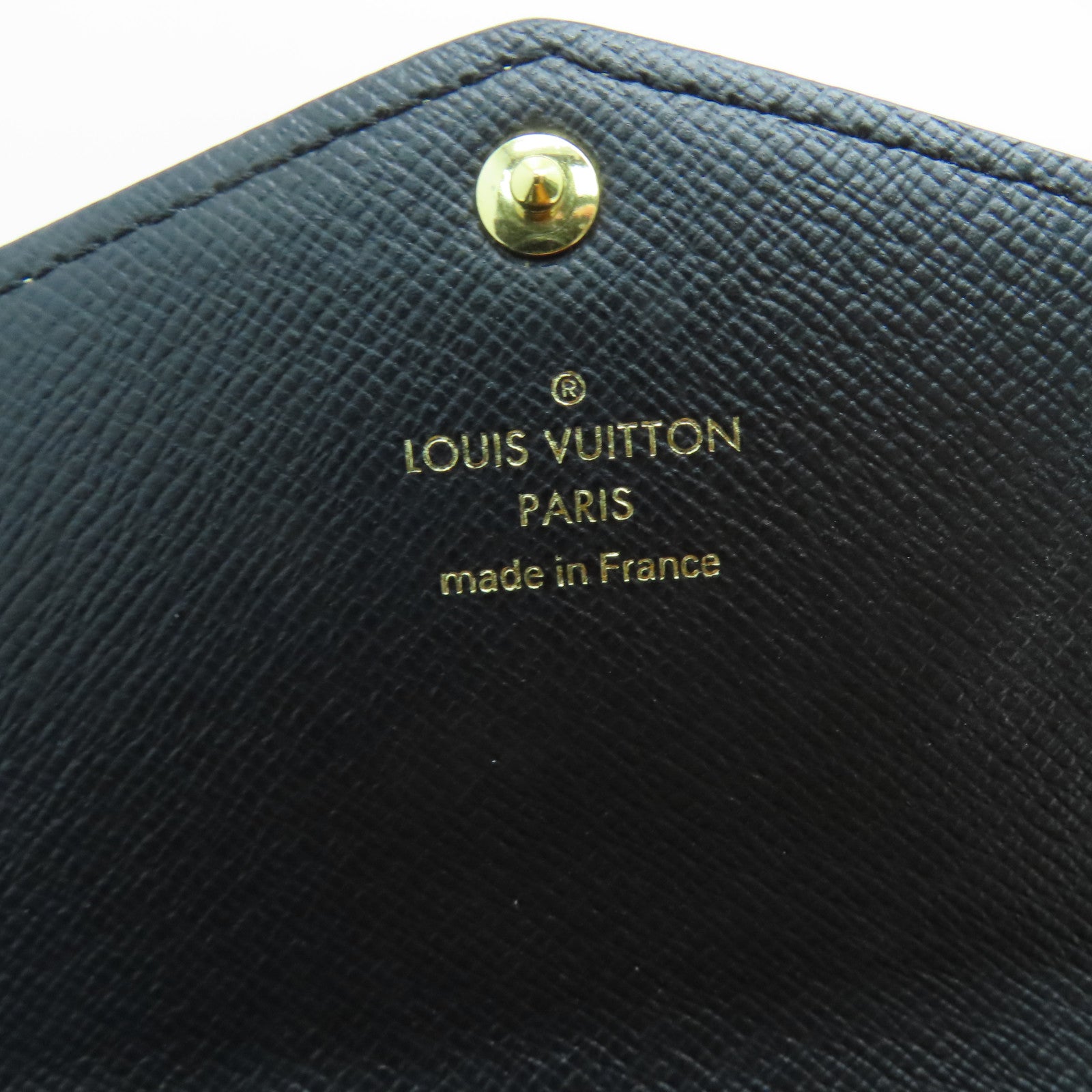LOUIS VUITTON Monogram Sarah Gold Buckle Long Wallet Brown
