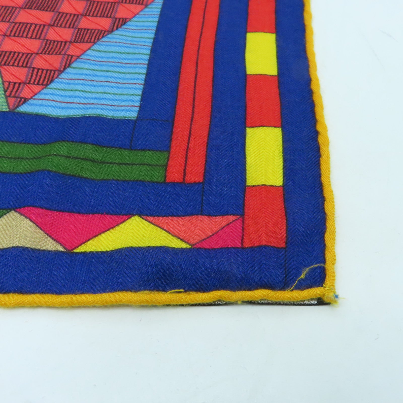 HERMES 羊絨Scarf圍巾彩色