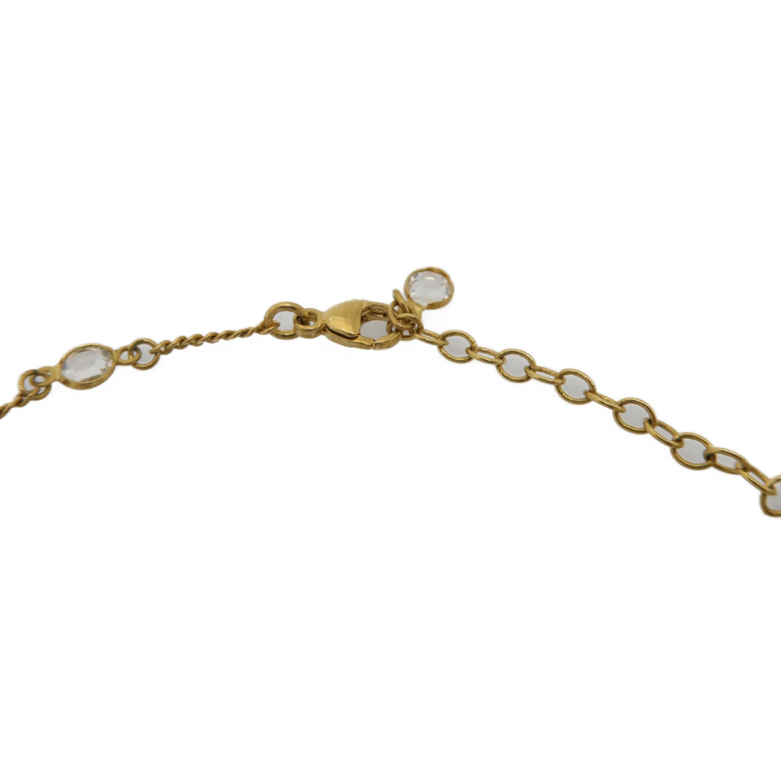 GUCCI 金屬Double G Key Necklace金色/透明