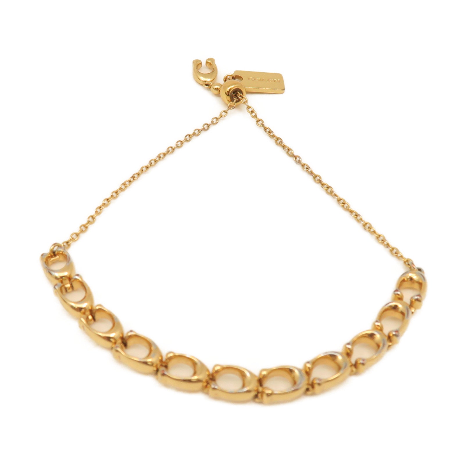 COACH Metal Bracelet Gold Buckle Bracelet Gold