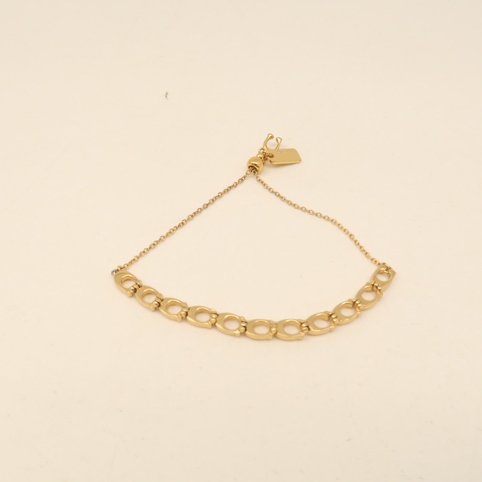 COACH Metal Bracelet Gold Buckle Bracelet Gold