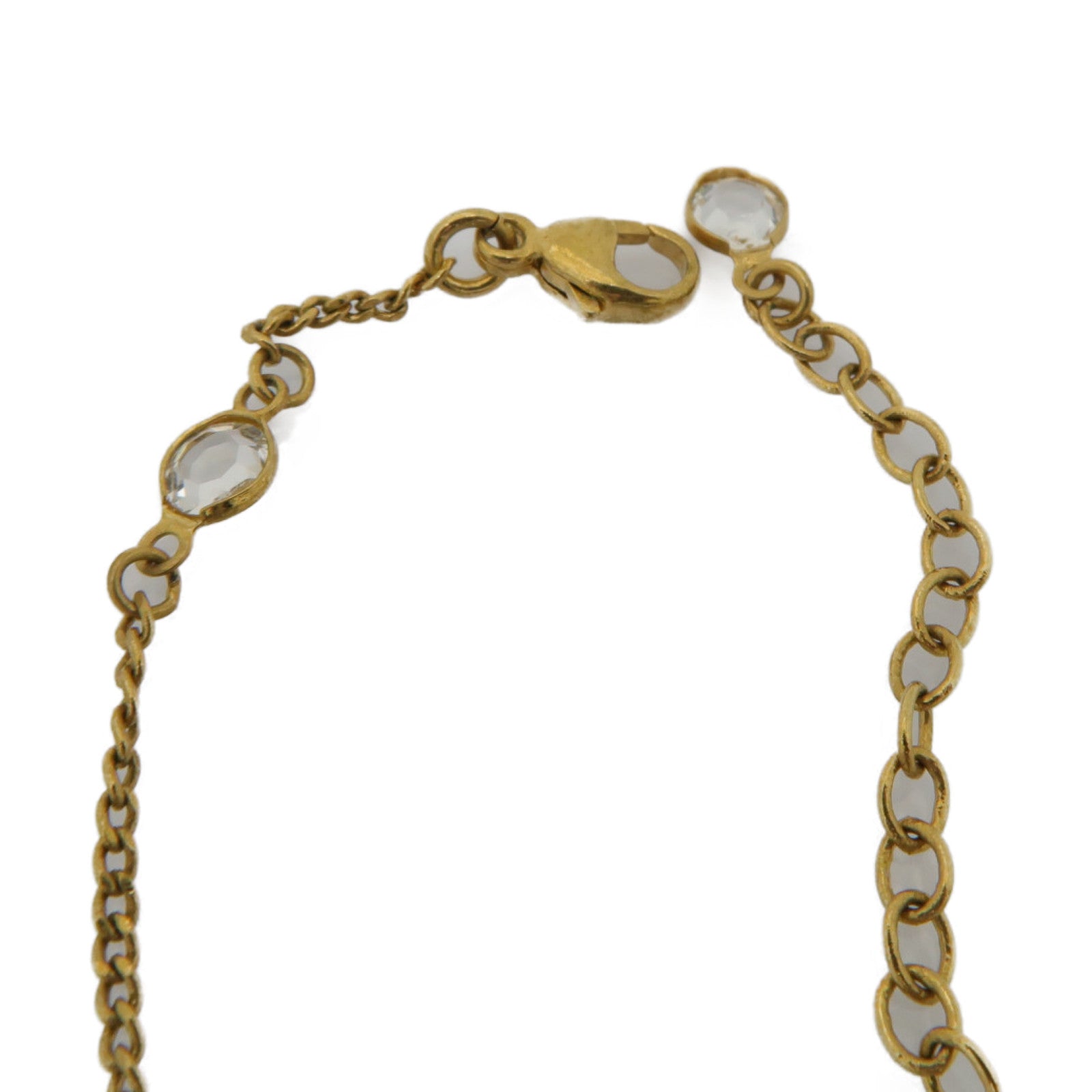 GUCCI 金屬Double G Key Necklace金色/透明