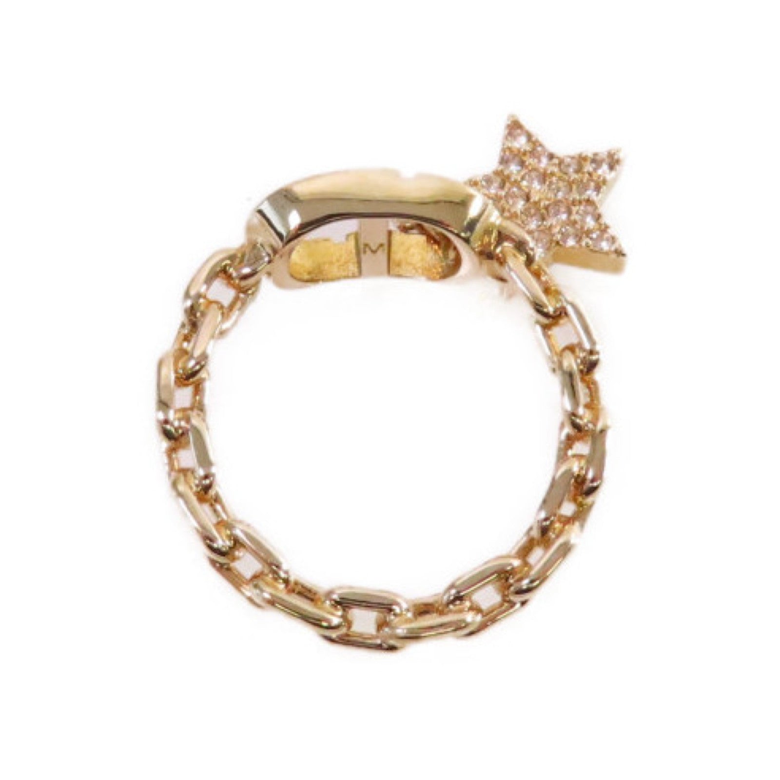 Dior 金屬Petit CD Ring戒指Size M/US#5.5