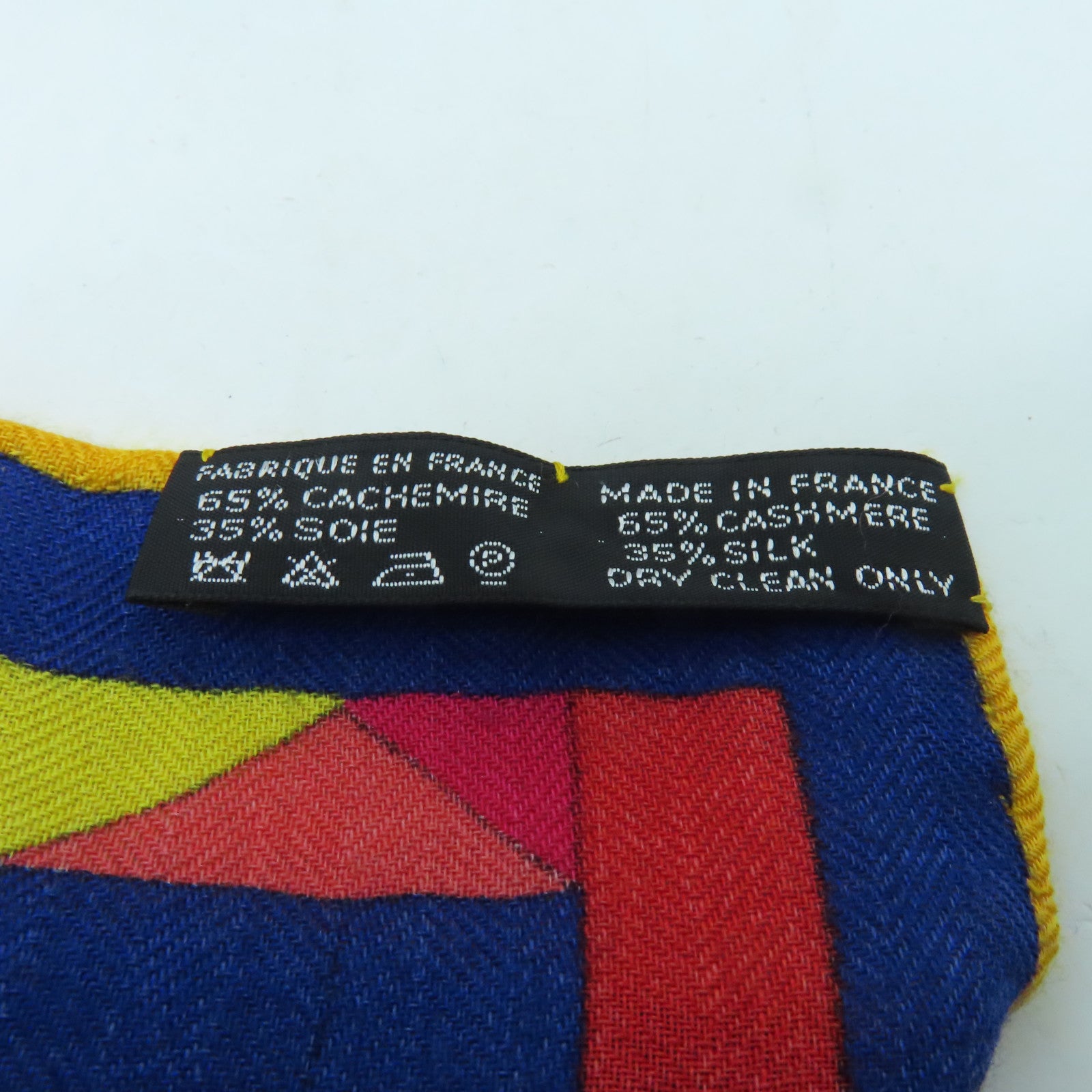 HERMES 羊絨Scarf圍巾彩色
