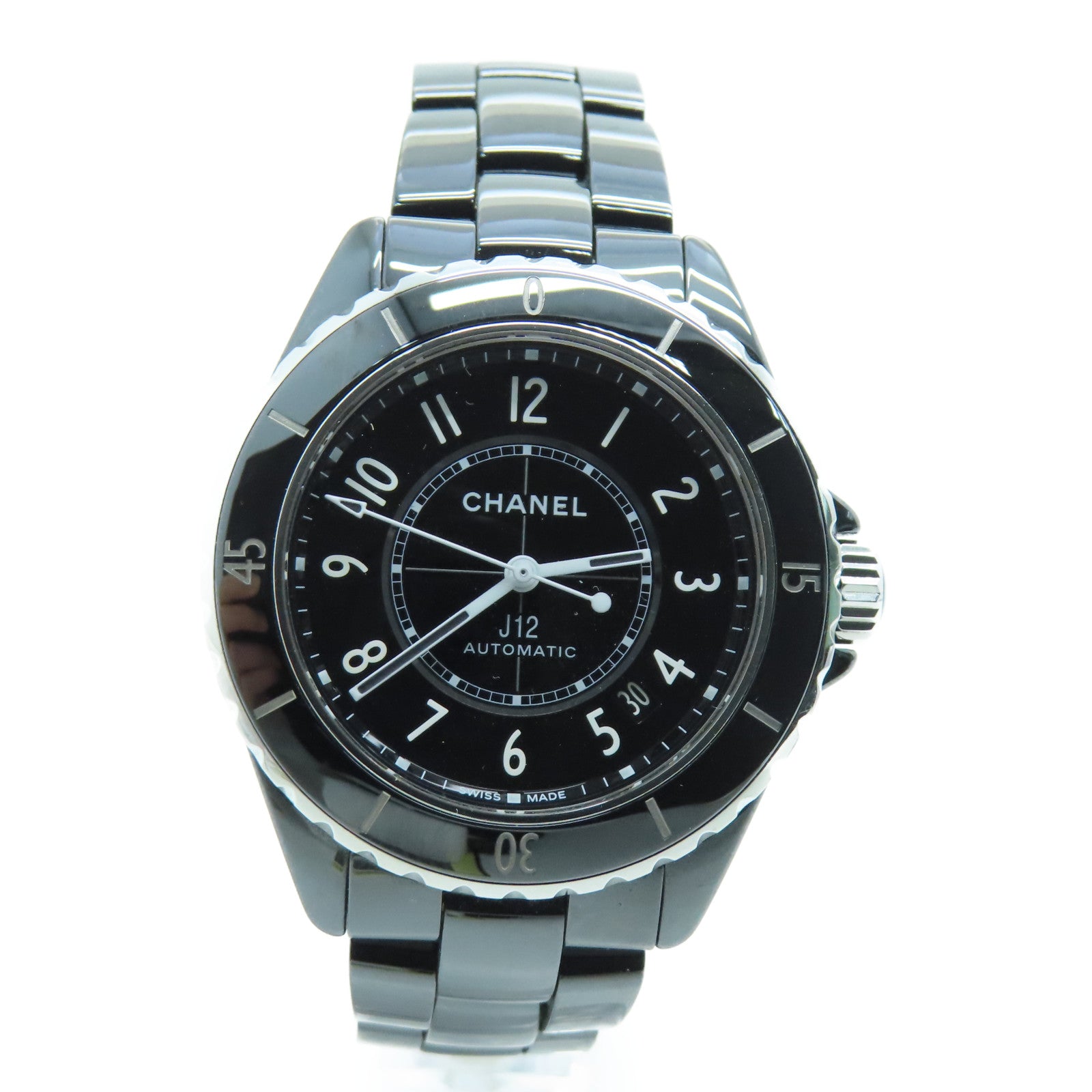 CHANEL J12 Caliber 12.1 Ceramic Watch Automatic Movement Black