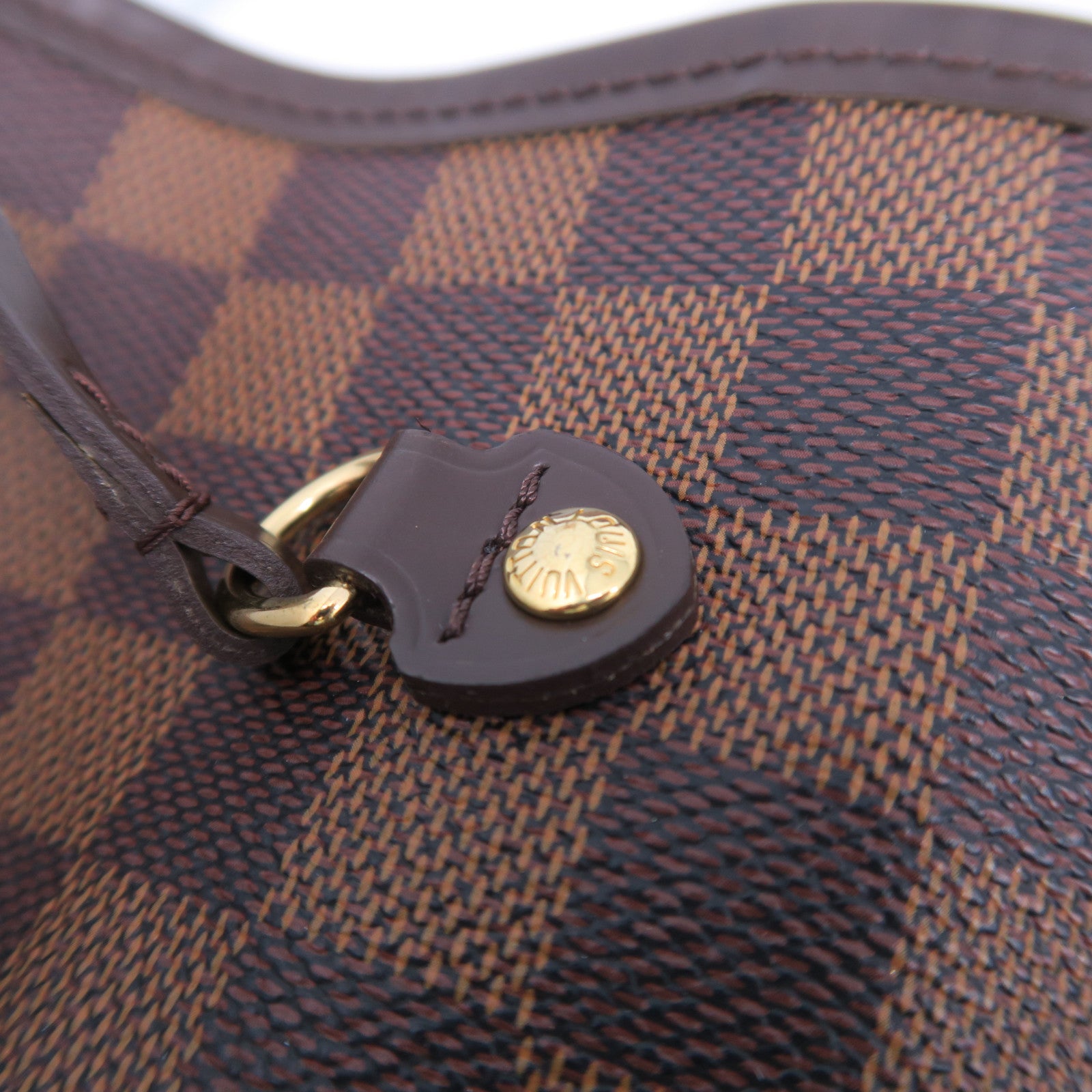 LOUIS VUITTON Damier Neverfull GM金扣肩背袋啡色