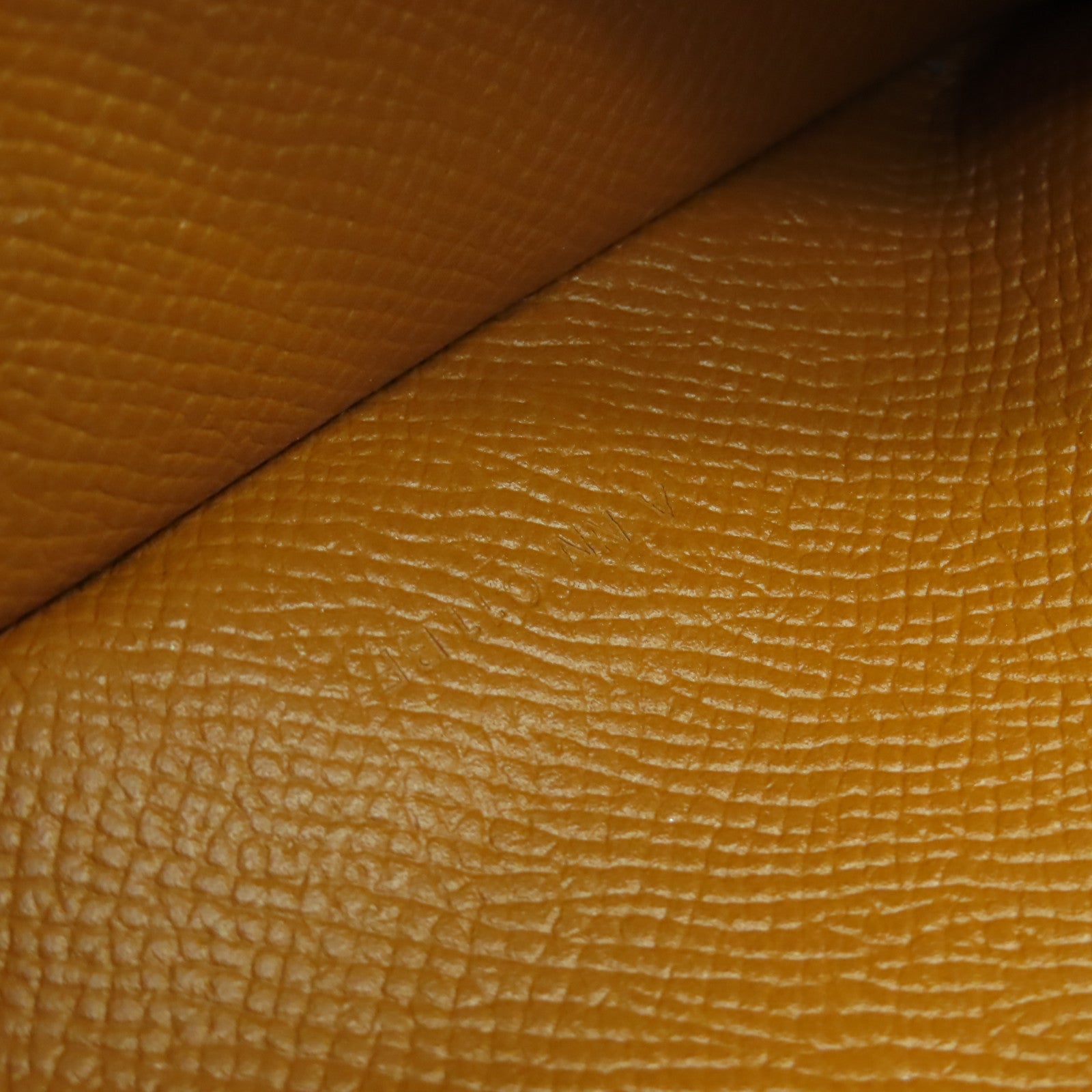 HERMES Epsom皮革Bearn bi-fold銀扣長錢包經典駝色