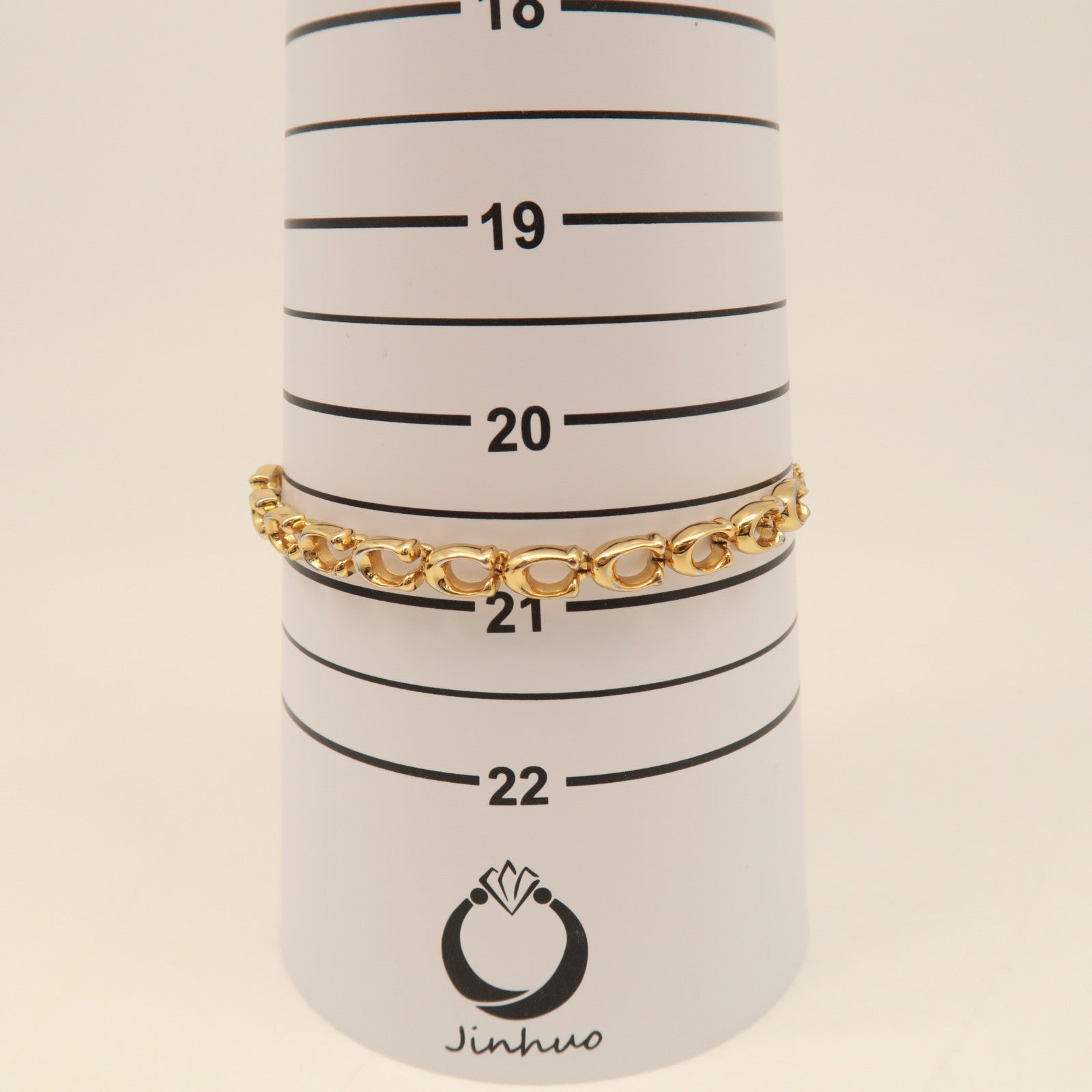 COACH Metal Bracelet Gold Buckle Bracelet Gold