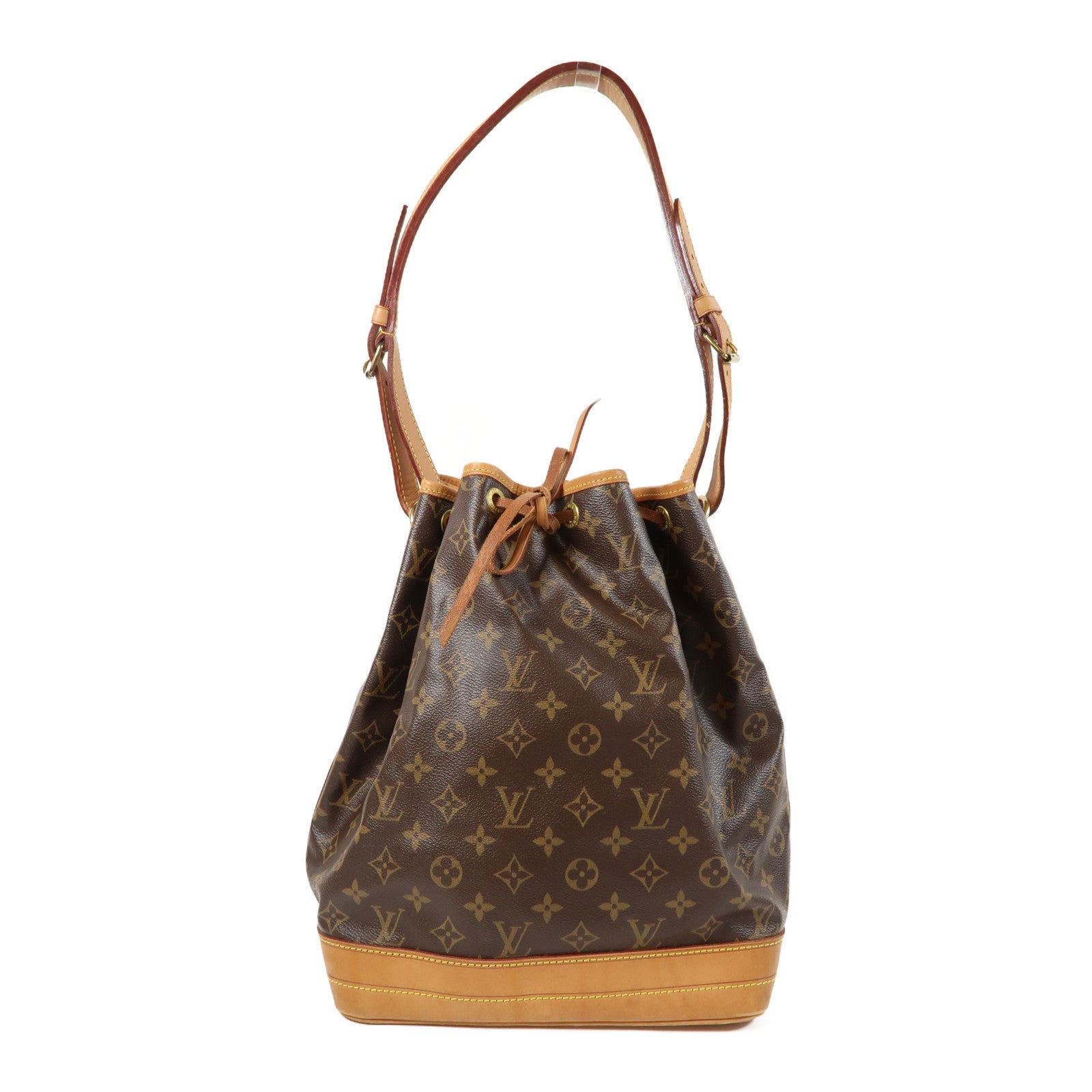 LOUIS VUITTON Monogram Noe金扣肩背袋啡色