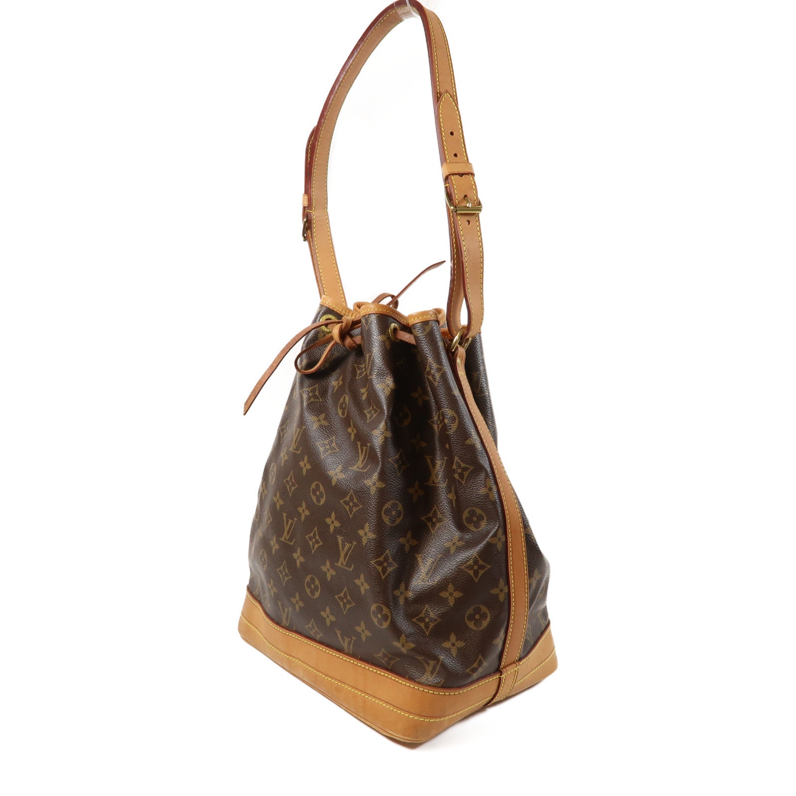 LOUIS VUITTON Monogram Noe金扣肩背袋啡色