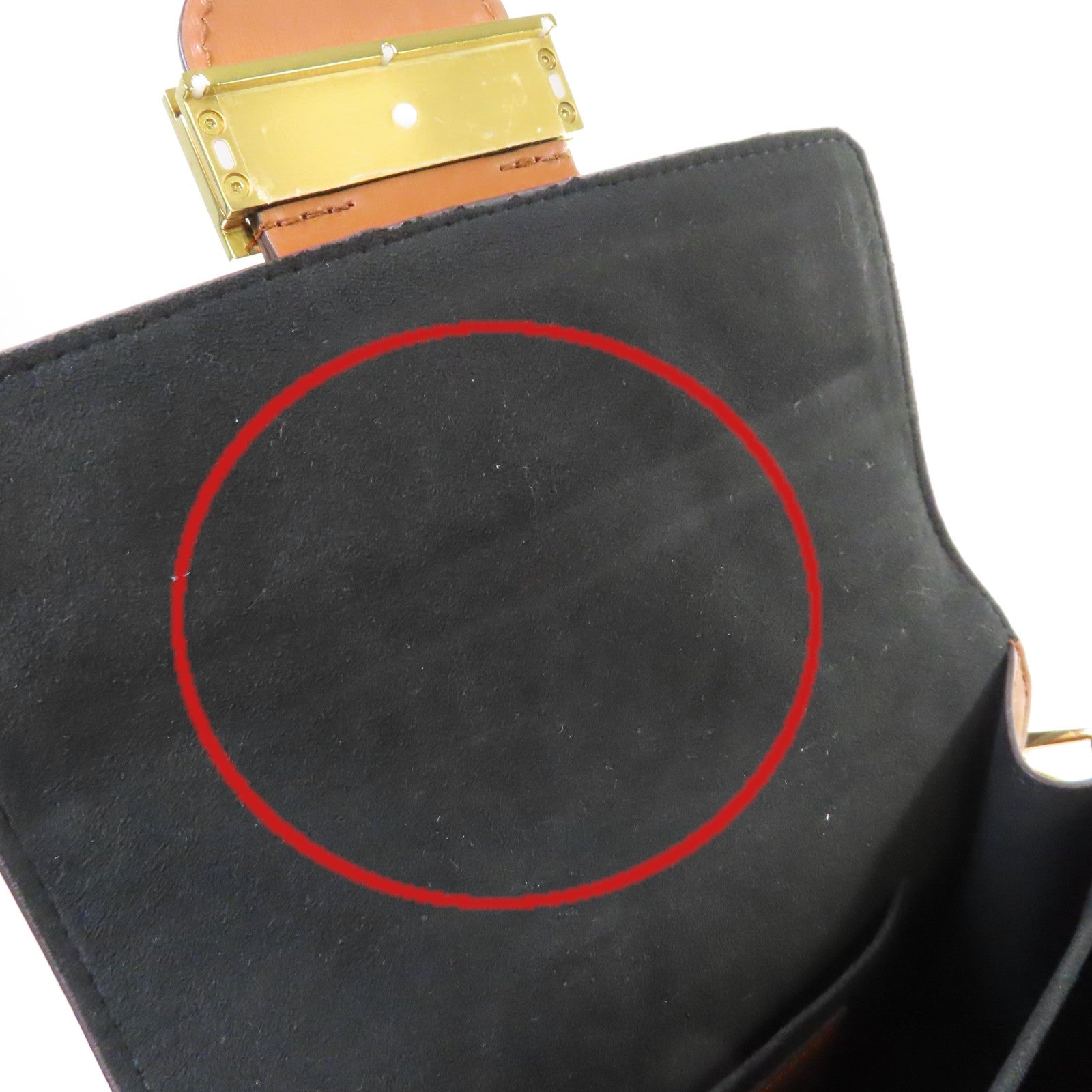LOUIS VUITTON Monogram Mini Dauphine Shoulder Bag金扣肩背袋啡色