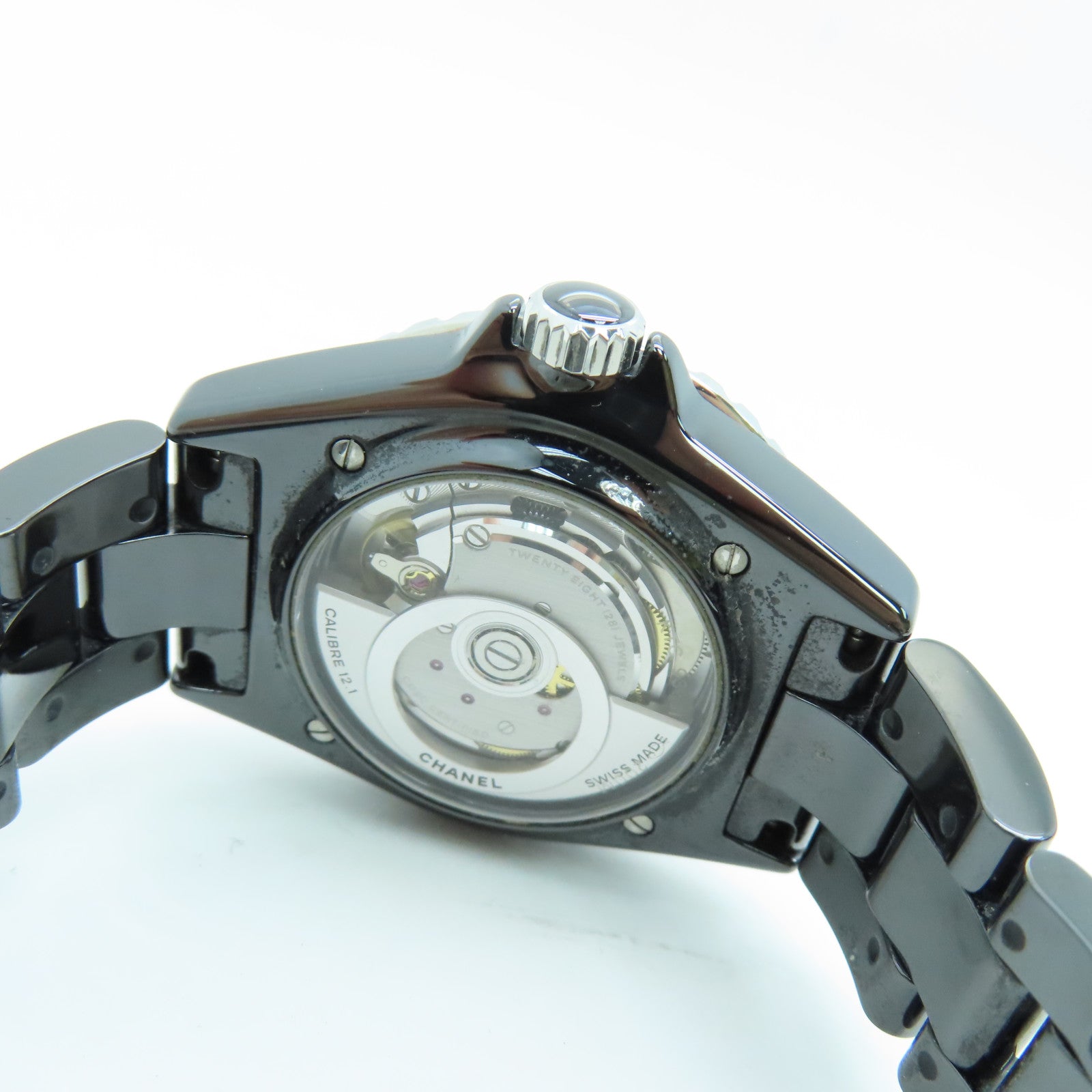 CHANEL J12 Caliber 12.1 Ceramic Watch Automatic Movement Black