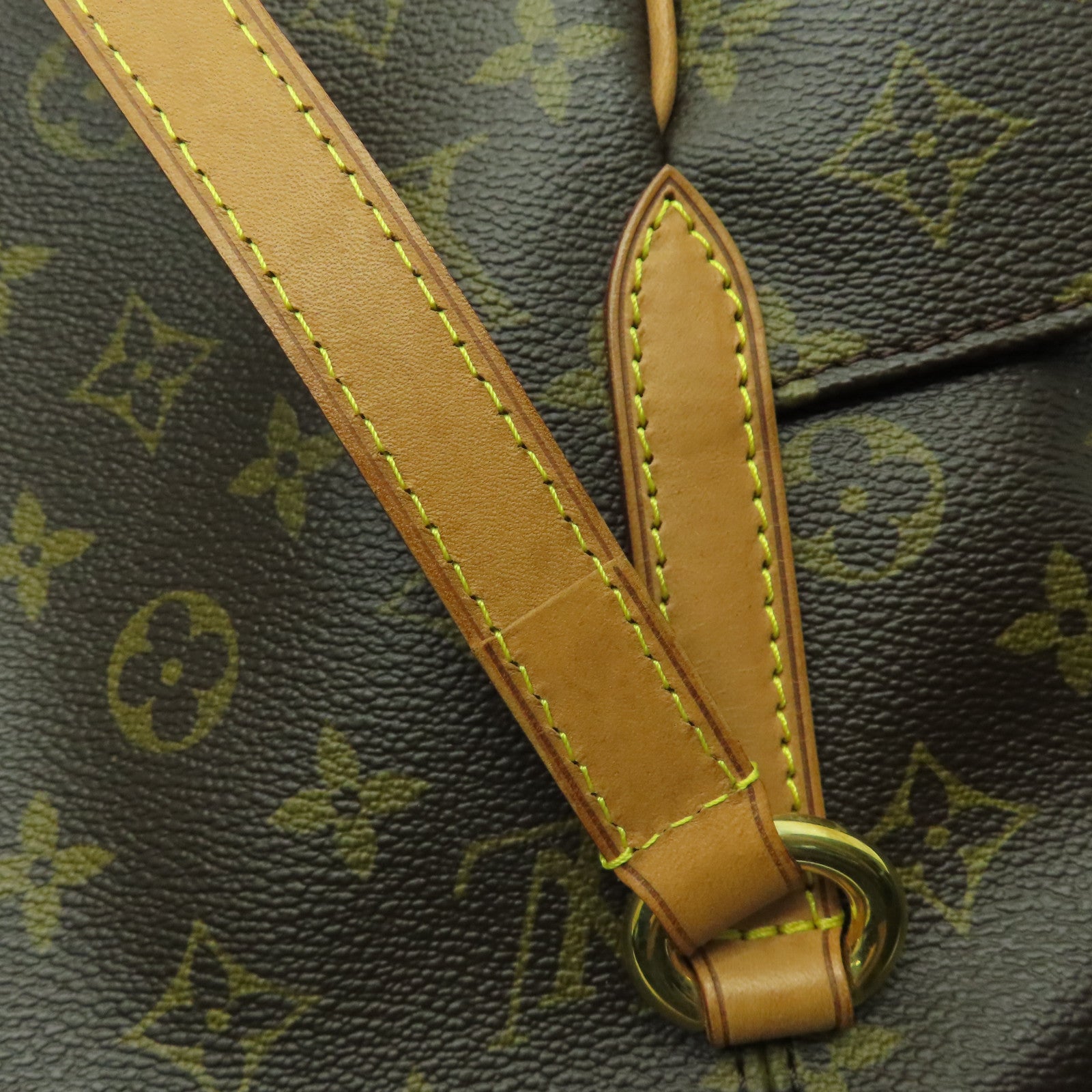 LOUIS VUITTON Monogram Totally GM金扣肩背袋啡色