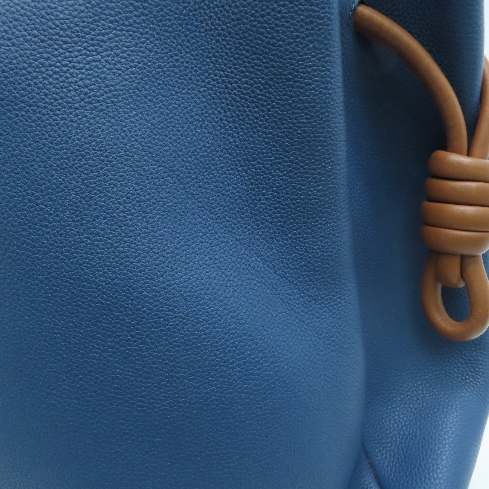 LOEWE 牛皮皮革Tote Bag手挽袋蓝色
