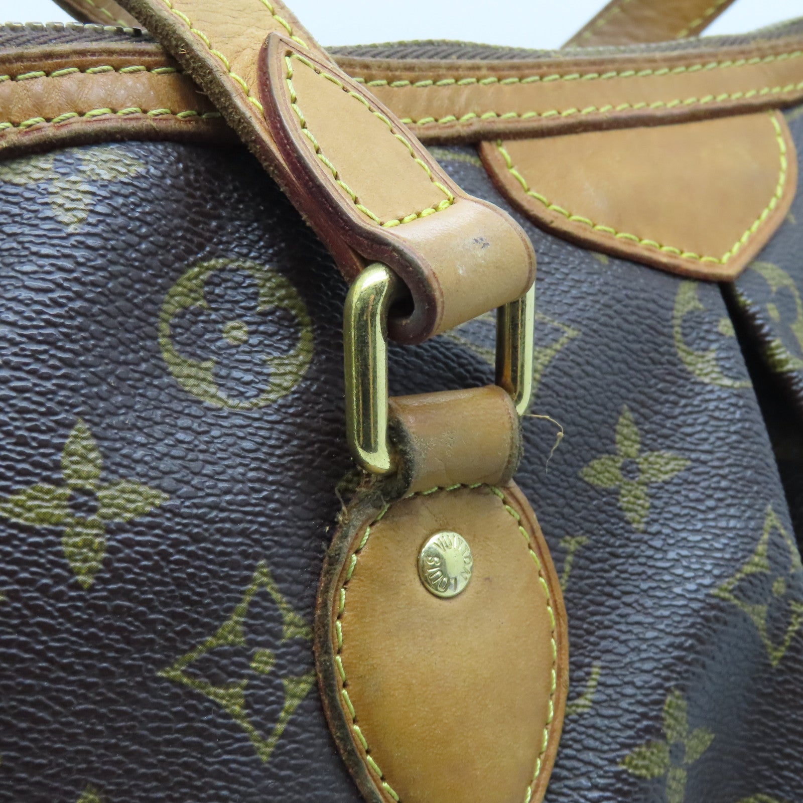 LOUIS VUITTON 【激減優惠】Monogram Palermo PM金扣手挽肩背兩用袋啡色