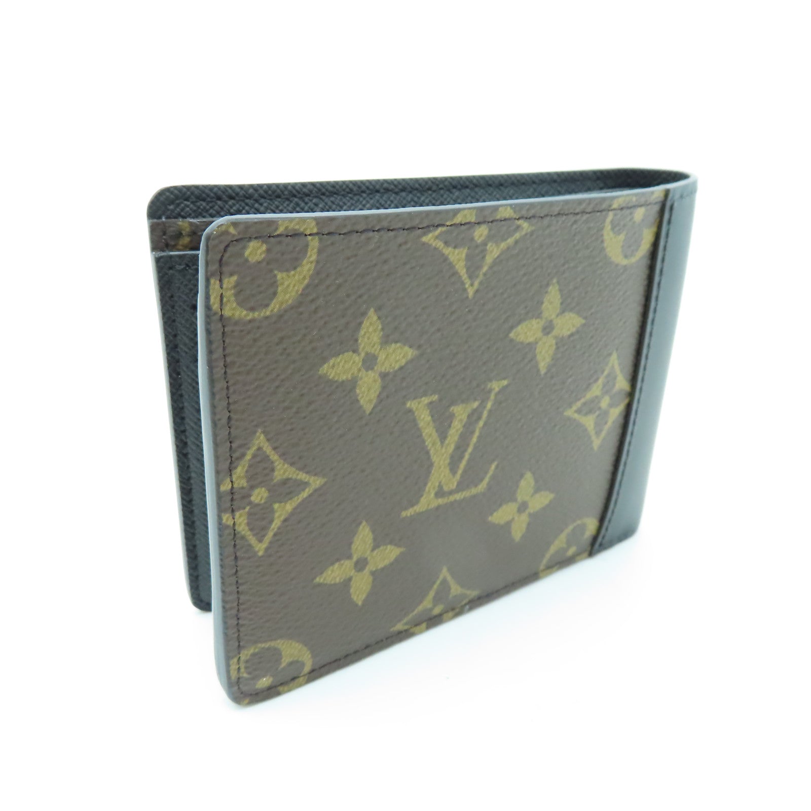 LOUIS VUITTON Monogram Multiple Wallet錢包棕色