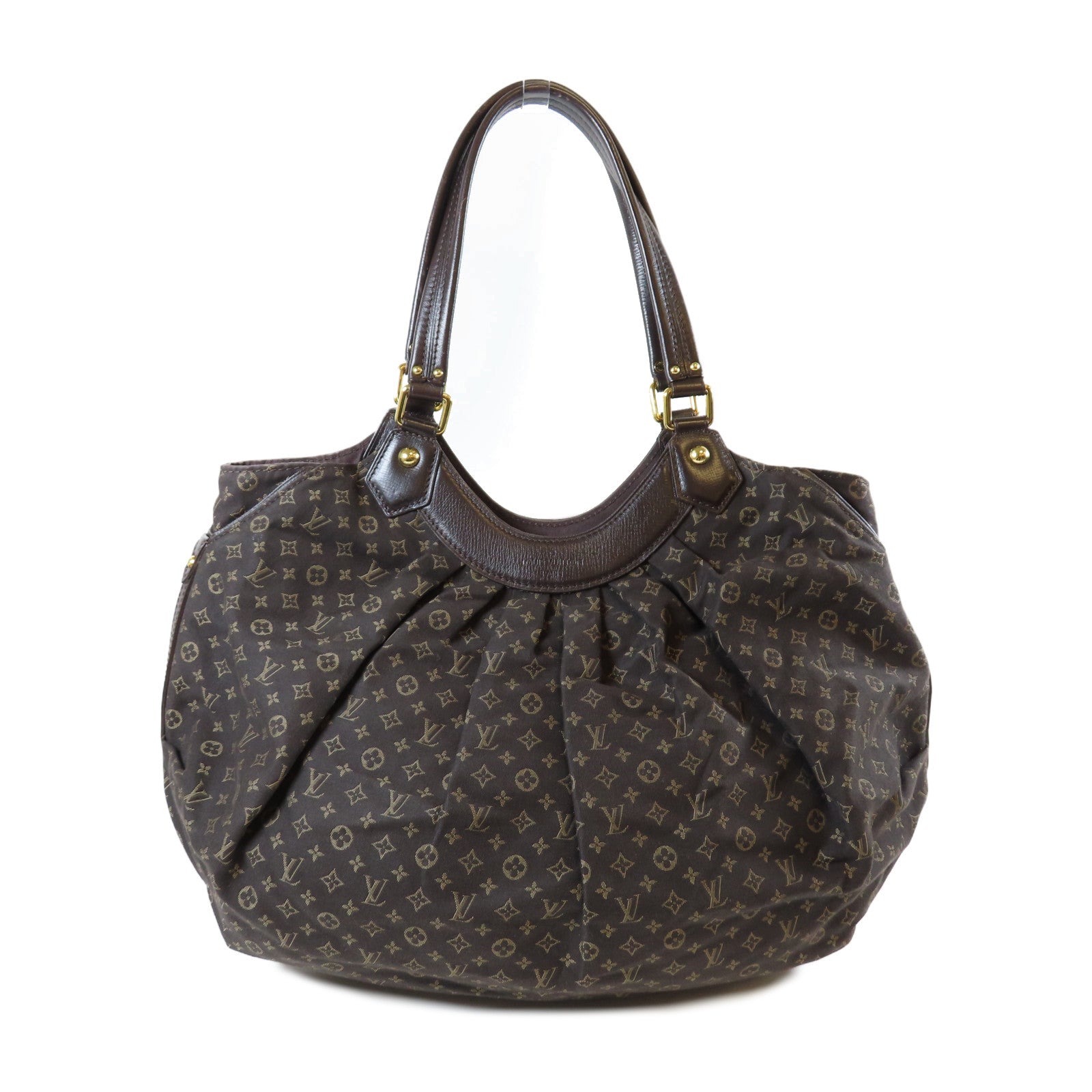 LOUIS VUITTON Monogram Idylle Fantaisie金扣肩背袋棕色