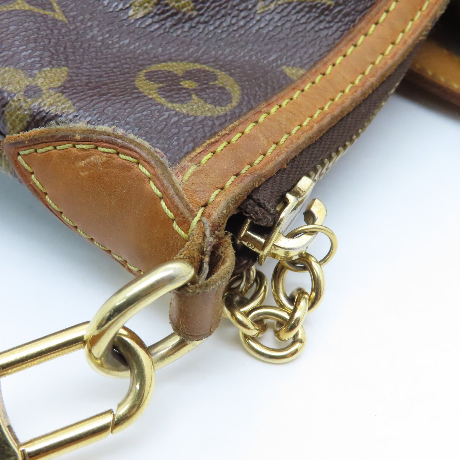 LOUIS VUITTON 【激減優惠】Monogram Palermo PM金扣手挽肩背兩用袋啡色
