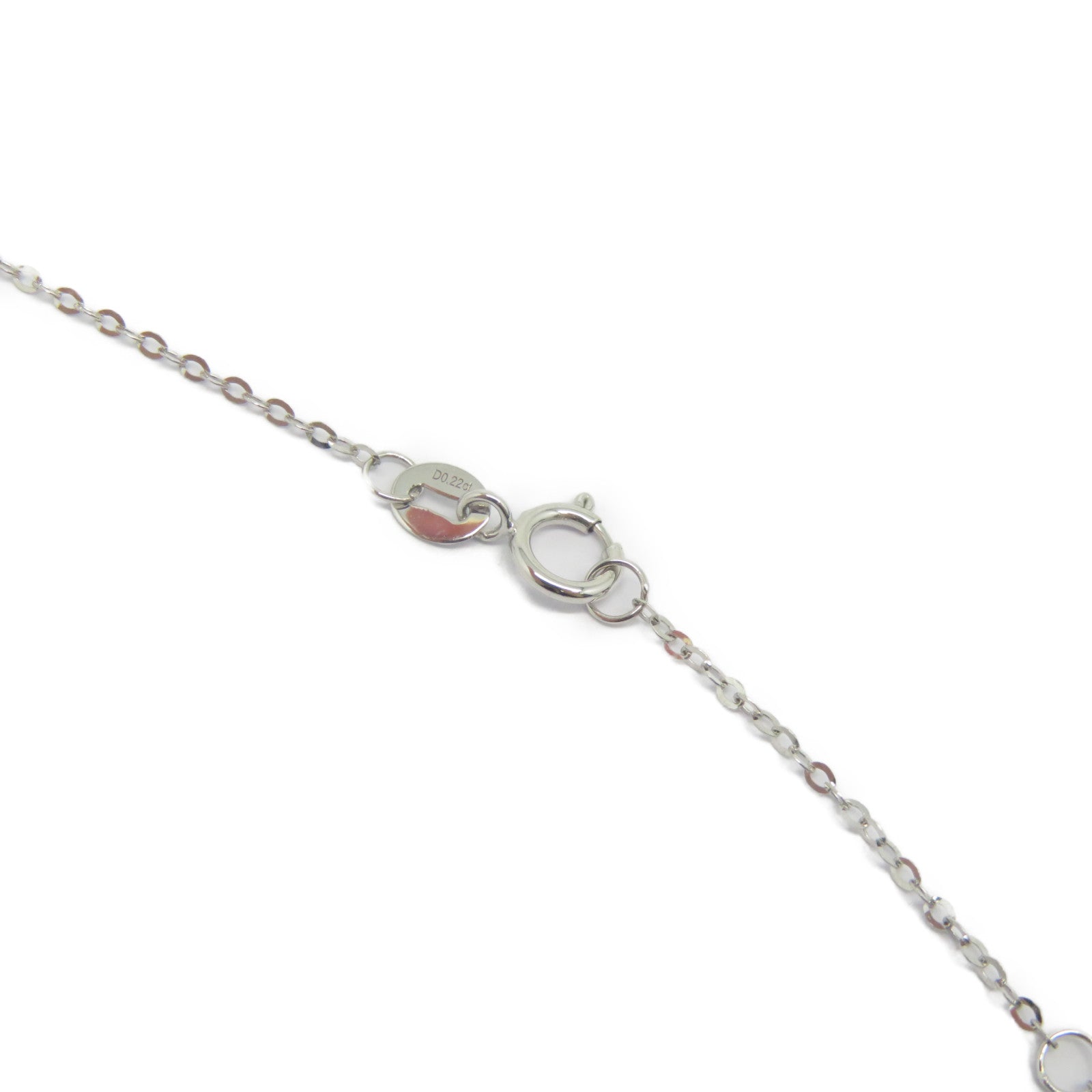 JEWELRY 18K黃金/白金Diamond Necklace 0.22ct/0.43ct鑽石項鍊
