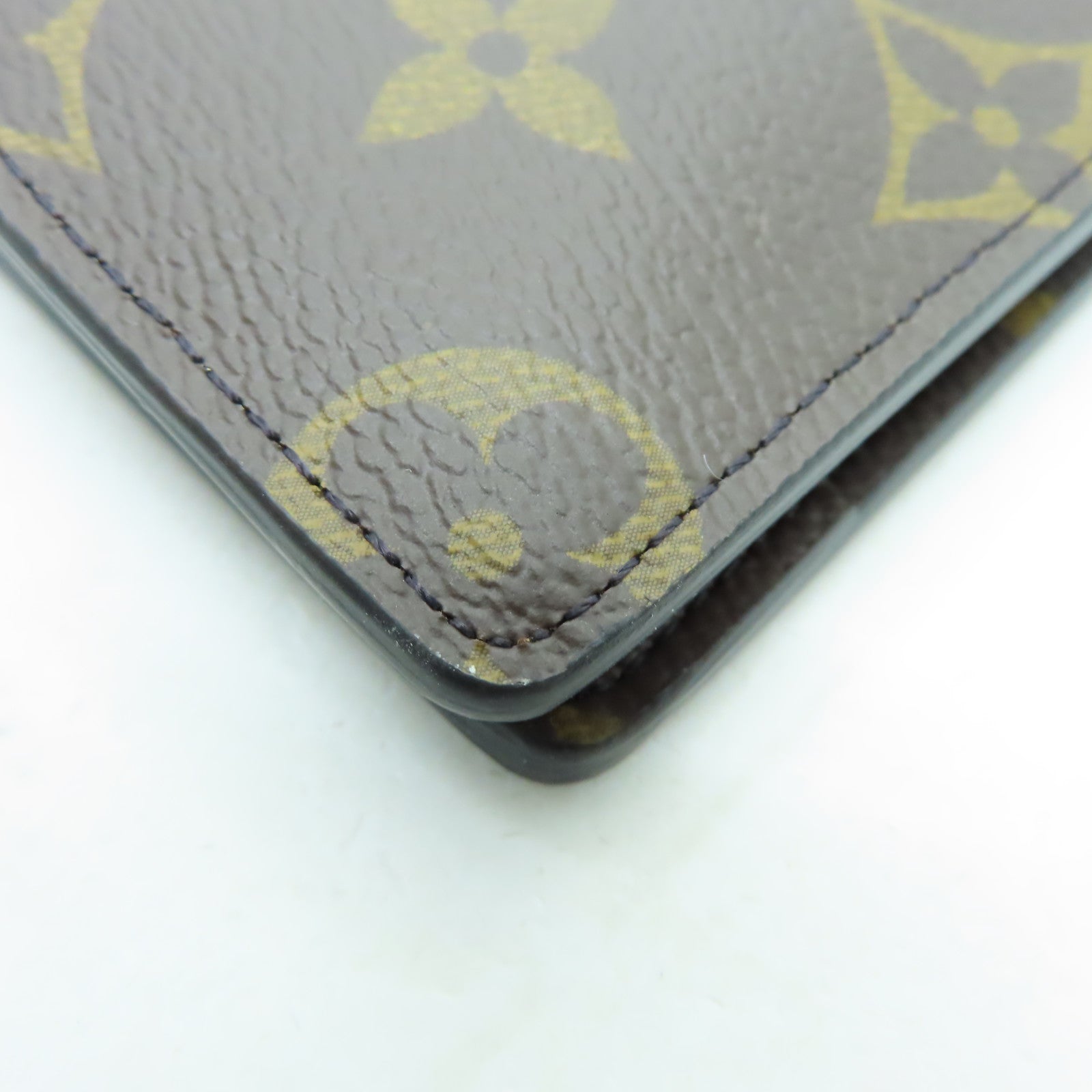 LOUIS VUITTON Monogram Multiple Wallet錢包棕色
