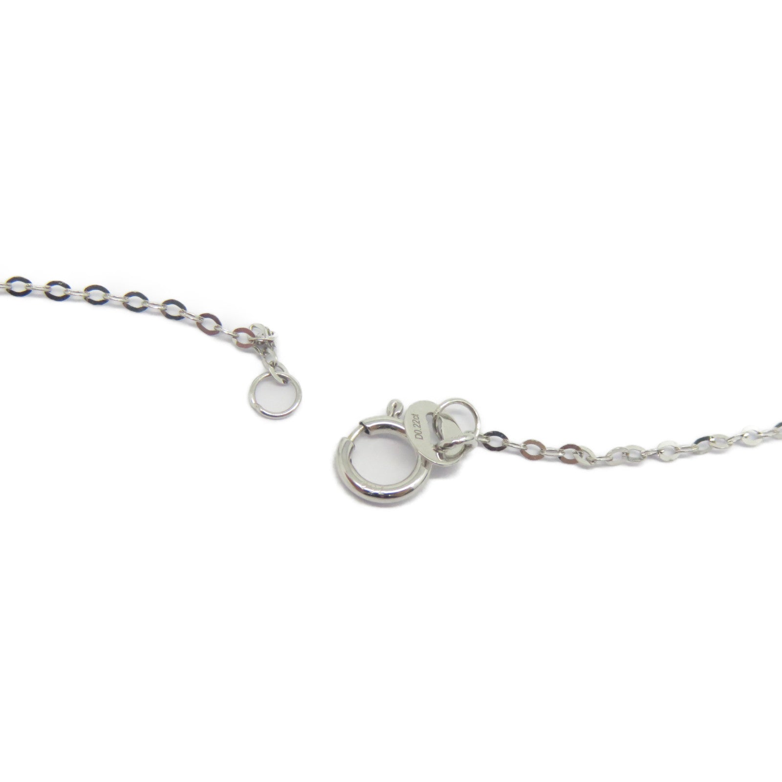 JEWELRY 18K黃金/白金Diamond Necklace 0.22ct/0.43ct鑽石項鍊
