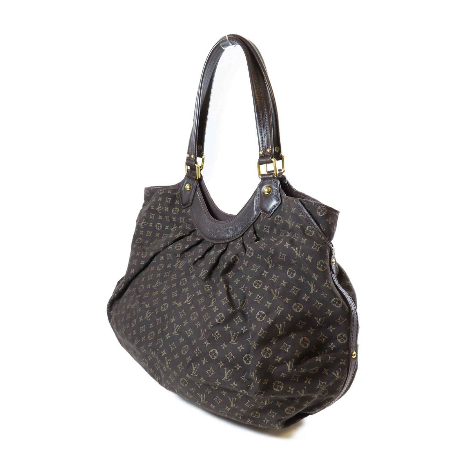 LOUIS VUITTON Monogram Idylle Fantaisie金扣肩背袋棕色