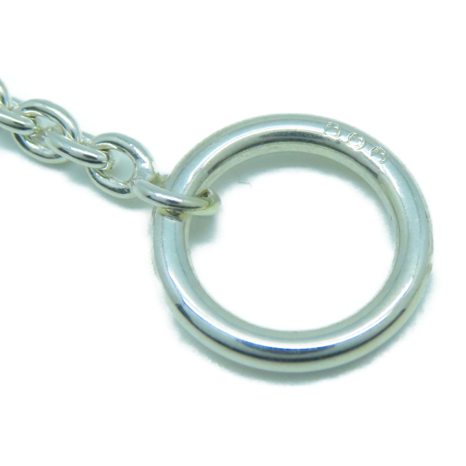 HERMES 925純銀Chaine D'Ancre Necklace項鍊銀色