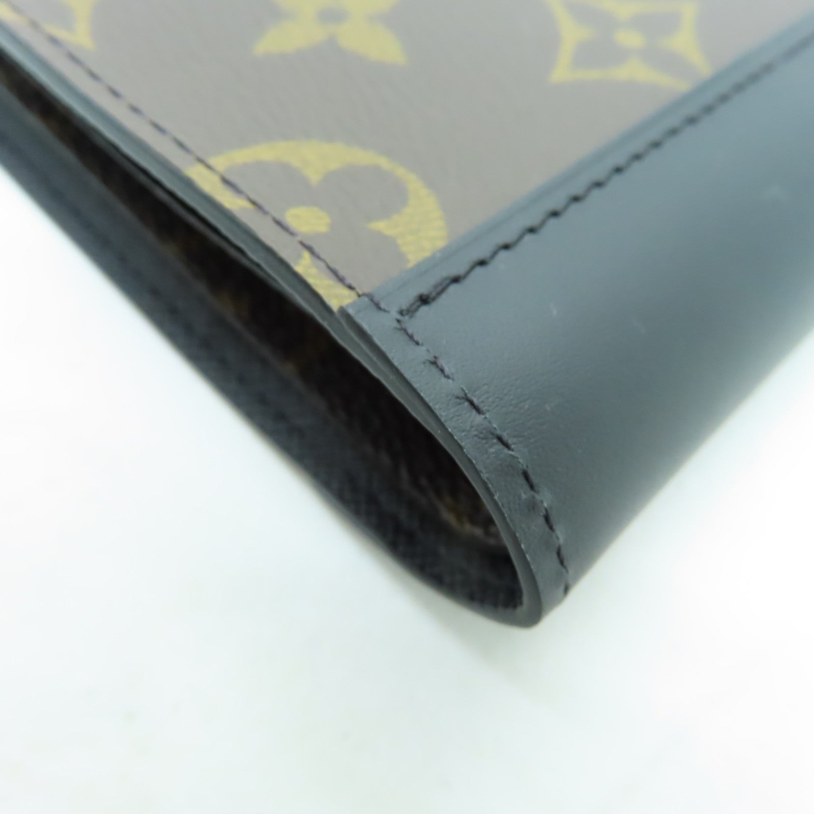 LOUIS VUITTON Monogram Multiple Wallet錢包棕色