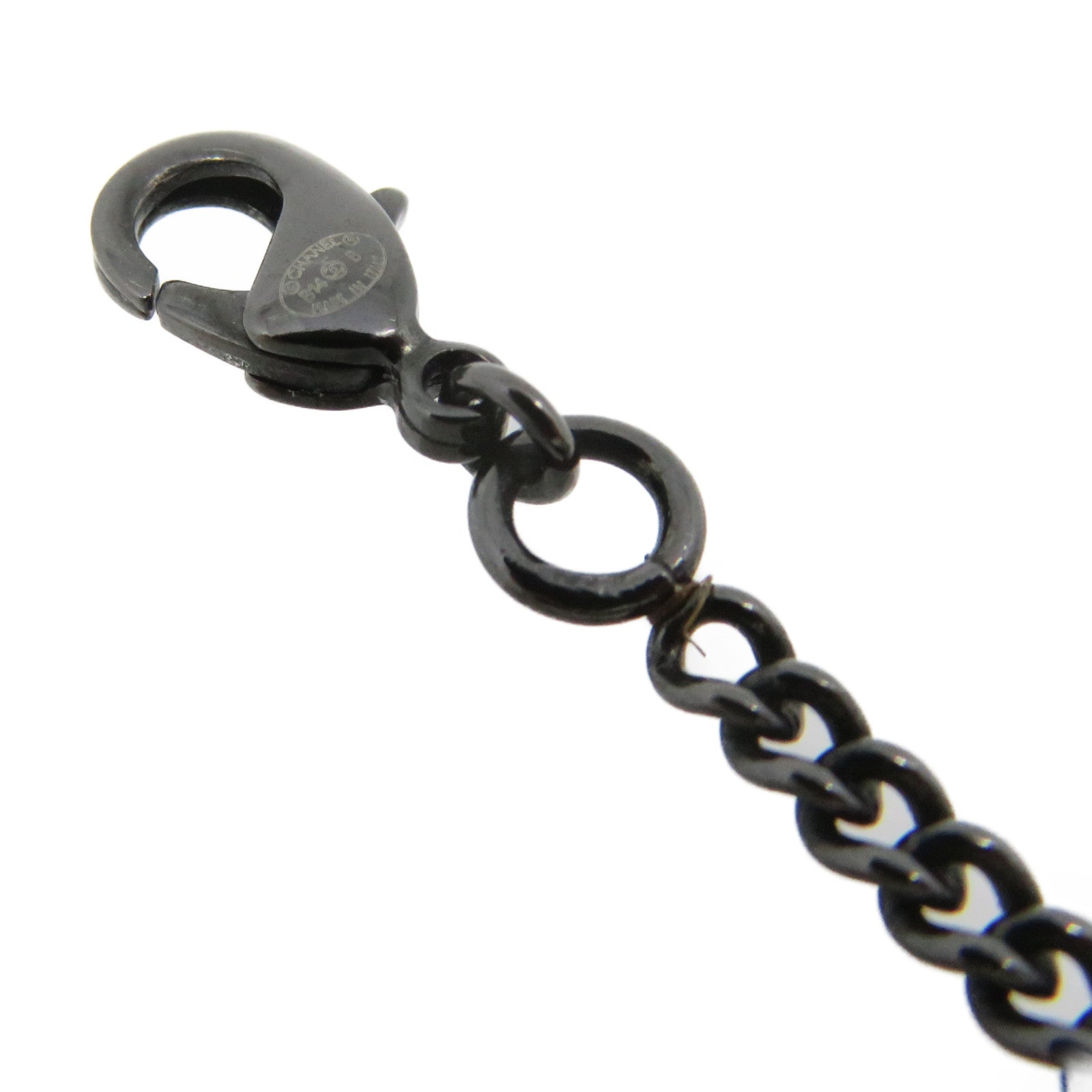CHANEL 金属CC Necklace项链黑色