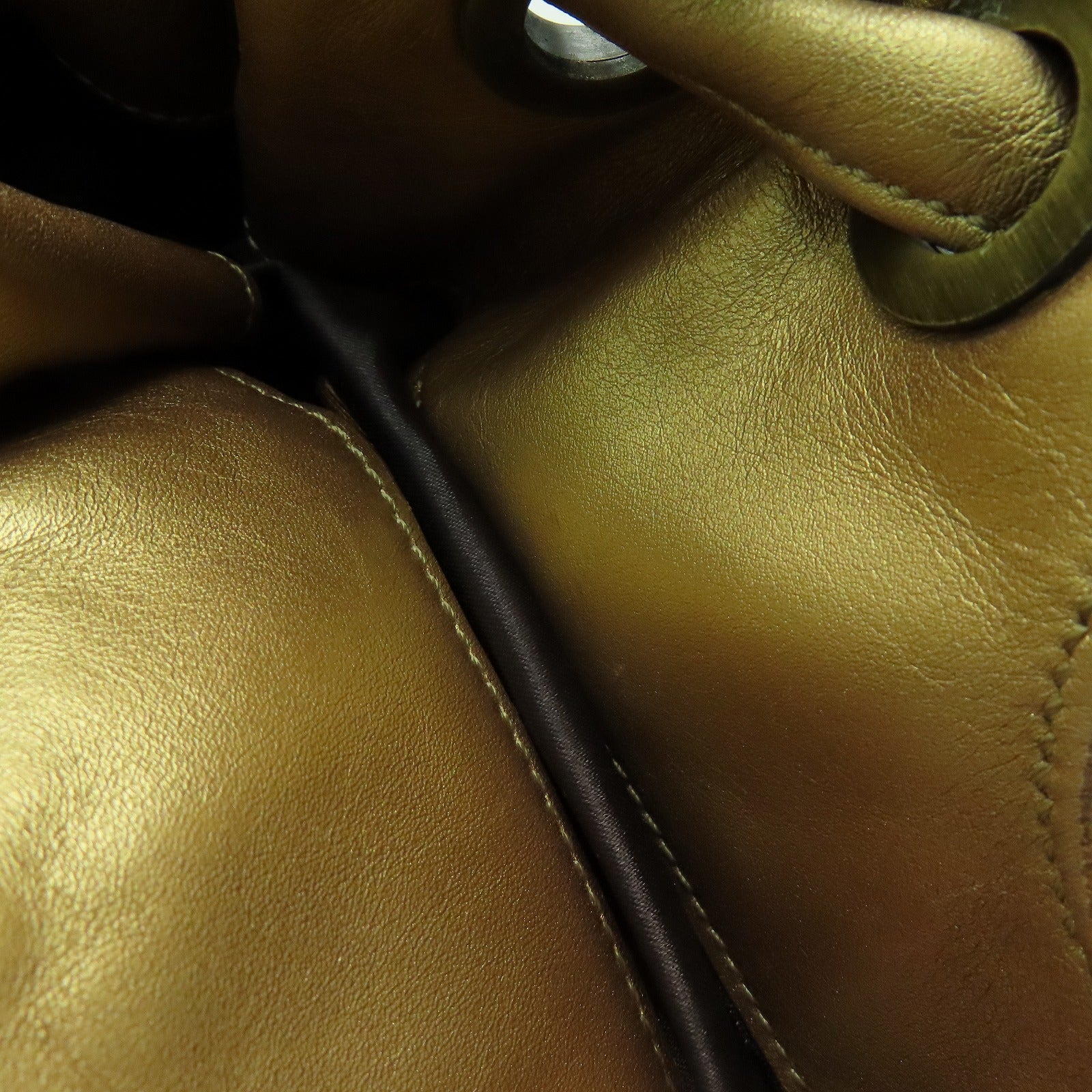 Roger Vivier 皮革Roger Vivier金扣肩背袋金色