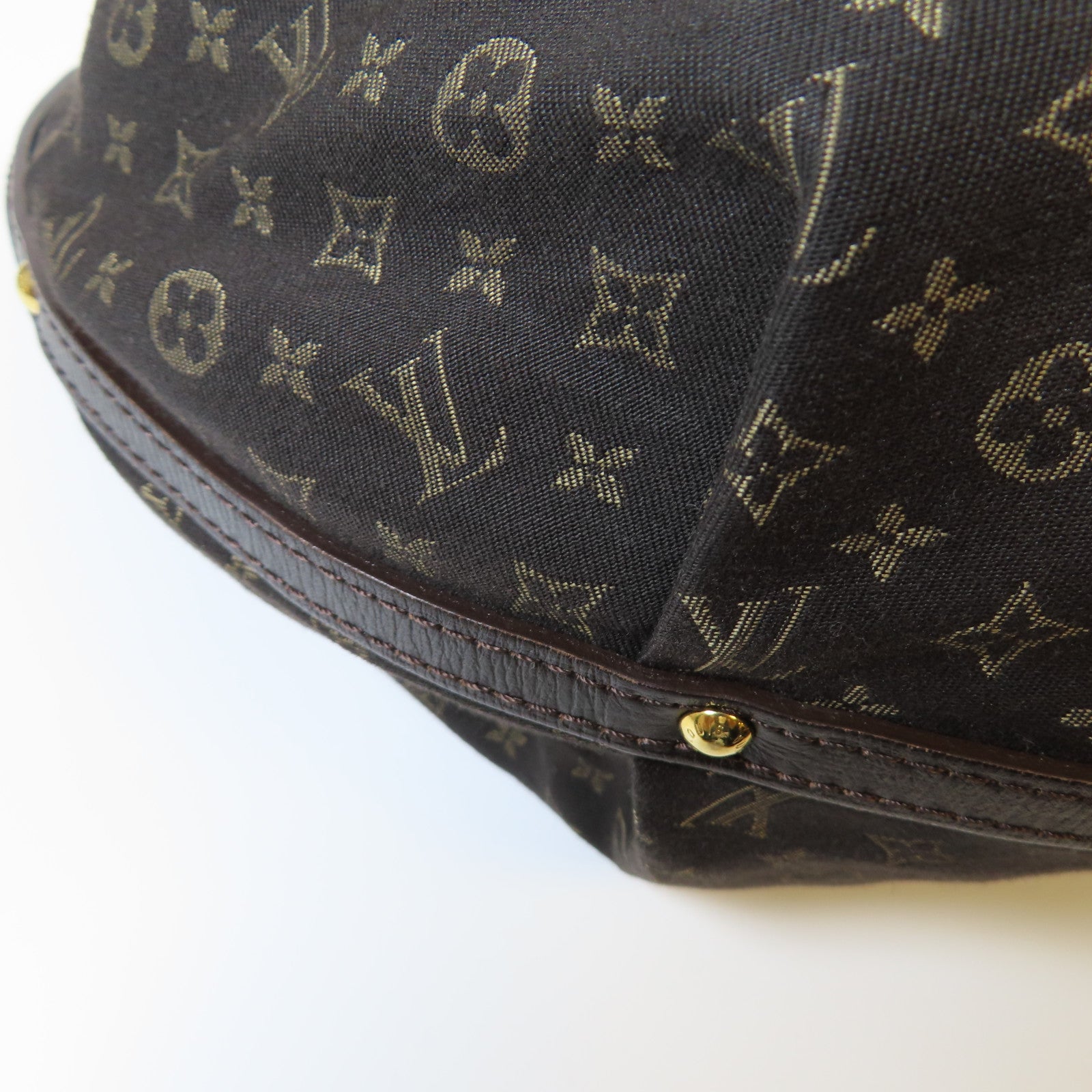 LOUIS VUITTON Monogram Idylle Fantaisie金扣肩背袋棕色