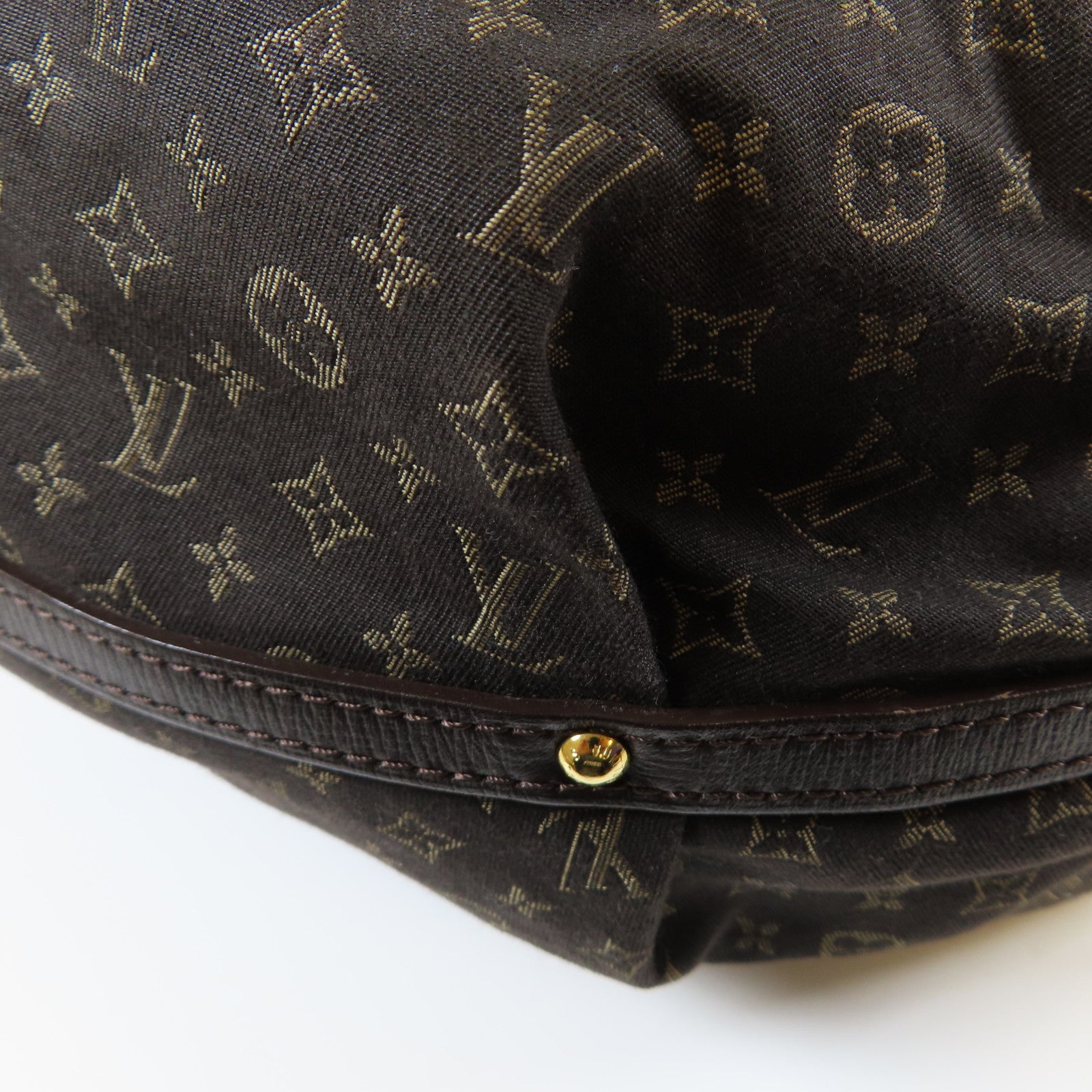 LOUIS VUITTON Monogram Idylle Fantaisie金扣肩背袋棕色