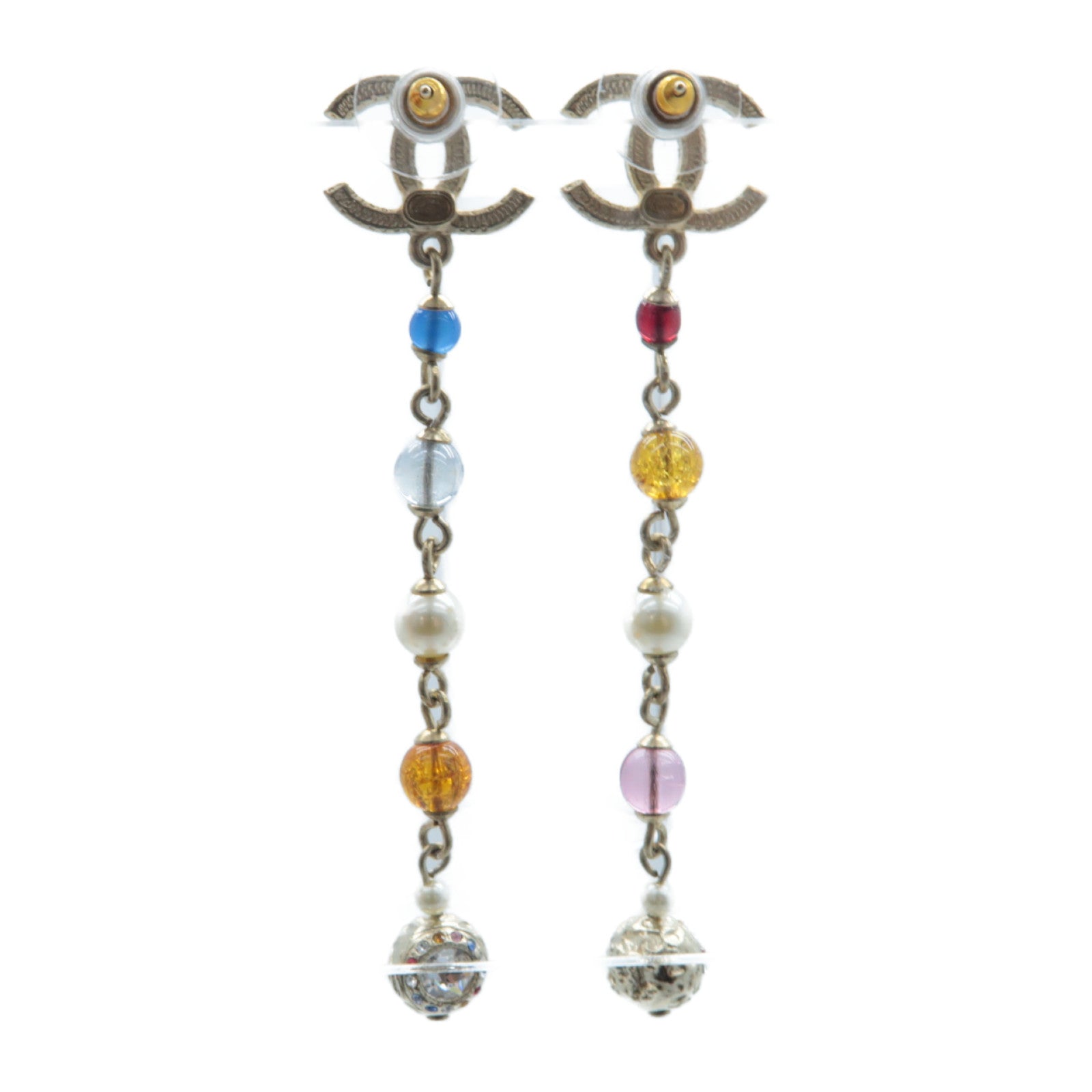 CHANEL 金屬Earrings耳環彩色