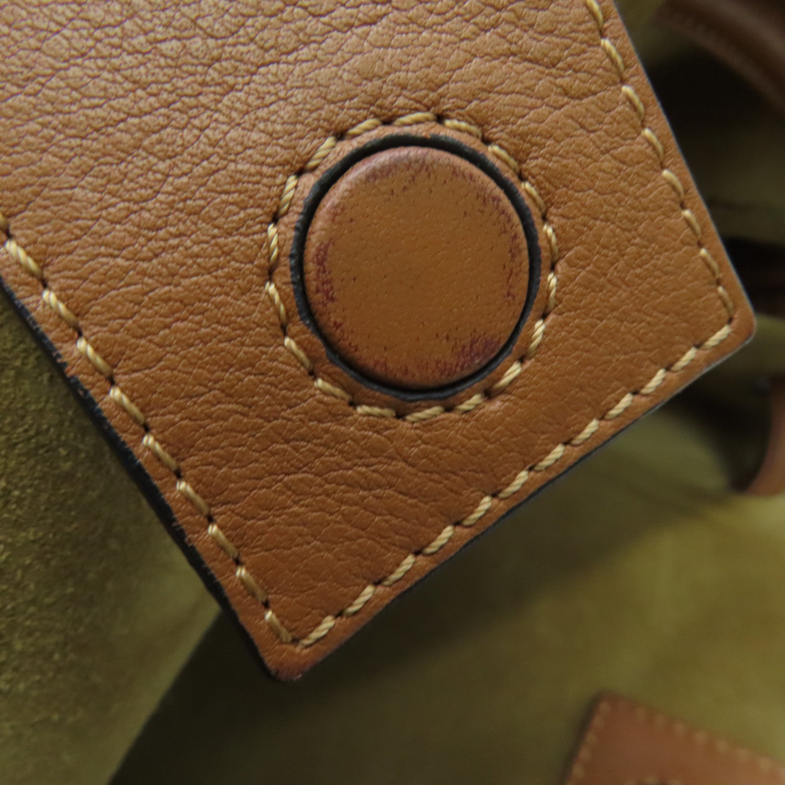 LOEWE 牛皮皮革Tote Bag手挽袋蓝色