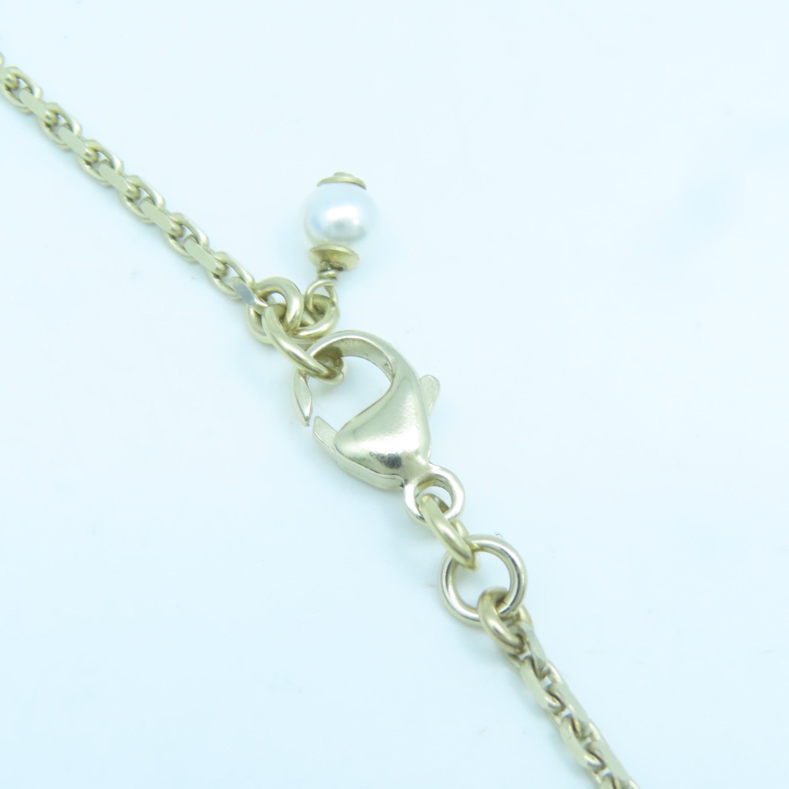 CHANEL Metal Logo No.5 Star Necklace Gold