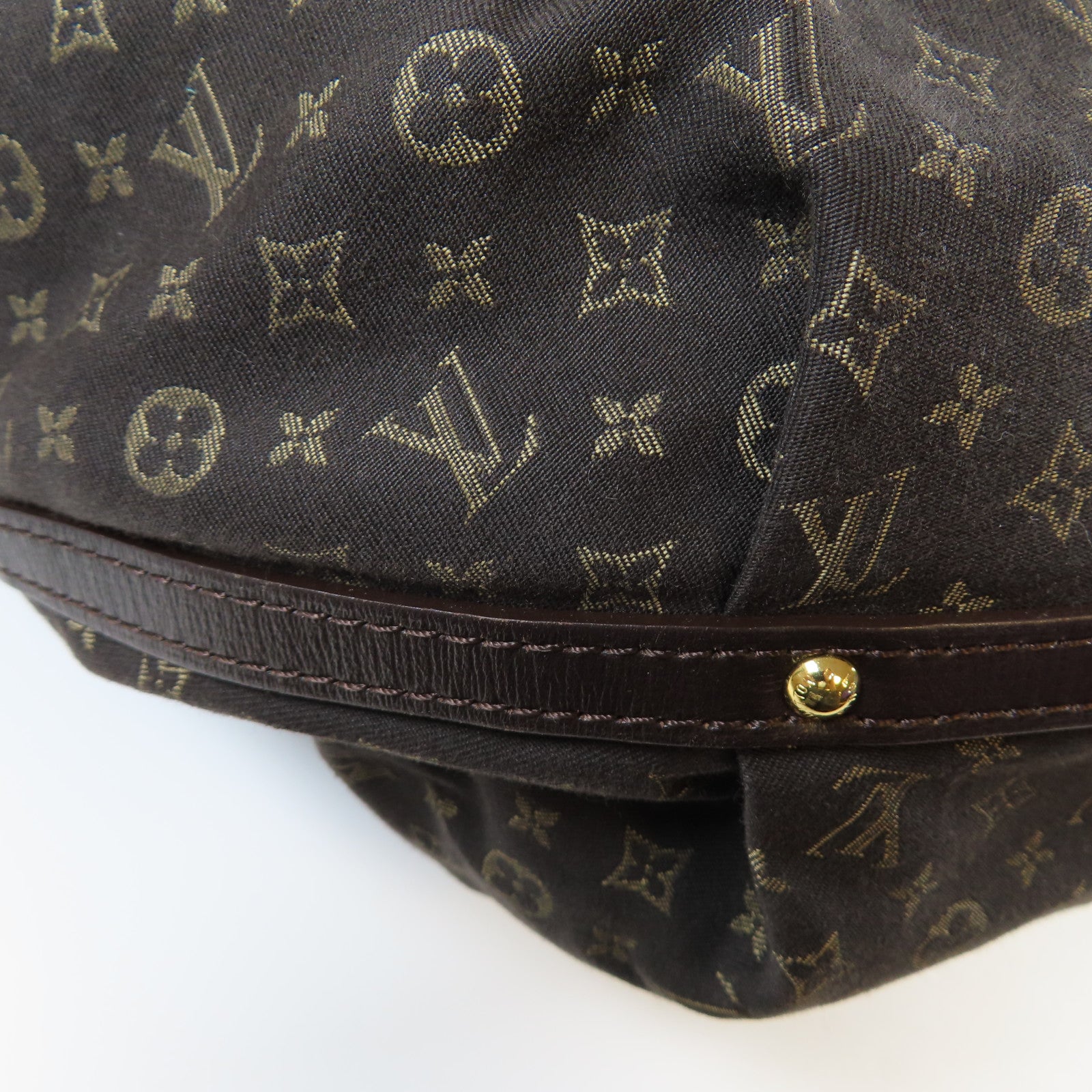 LOUIS VUITTON Monogram Idylle Fantaisie金扣肩背袋棕色