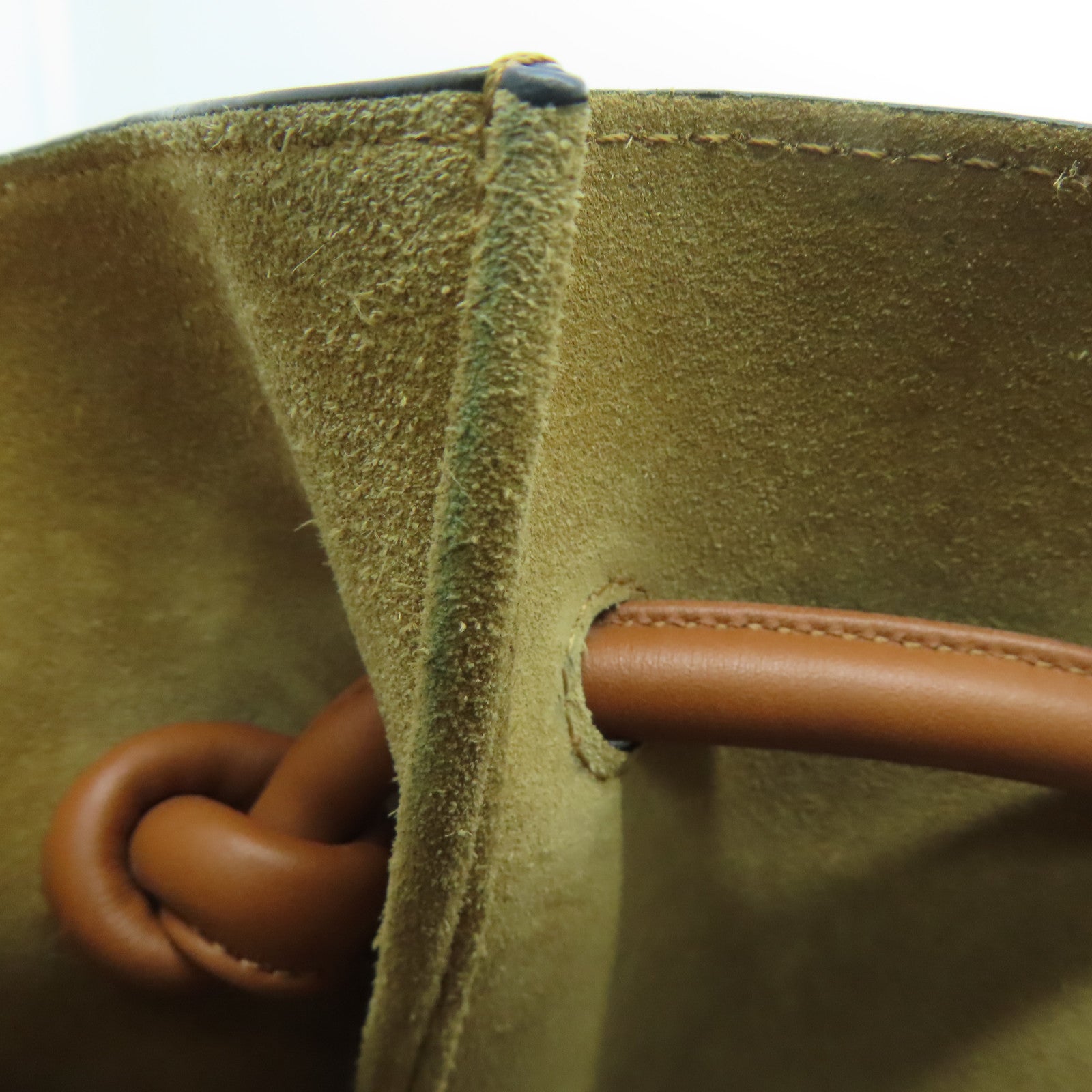 LOEWE 牛皮皮革Tote Bag手挽袋蓝色