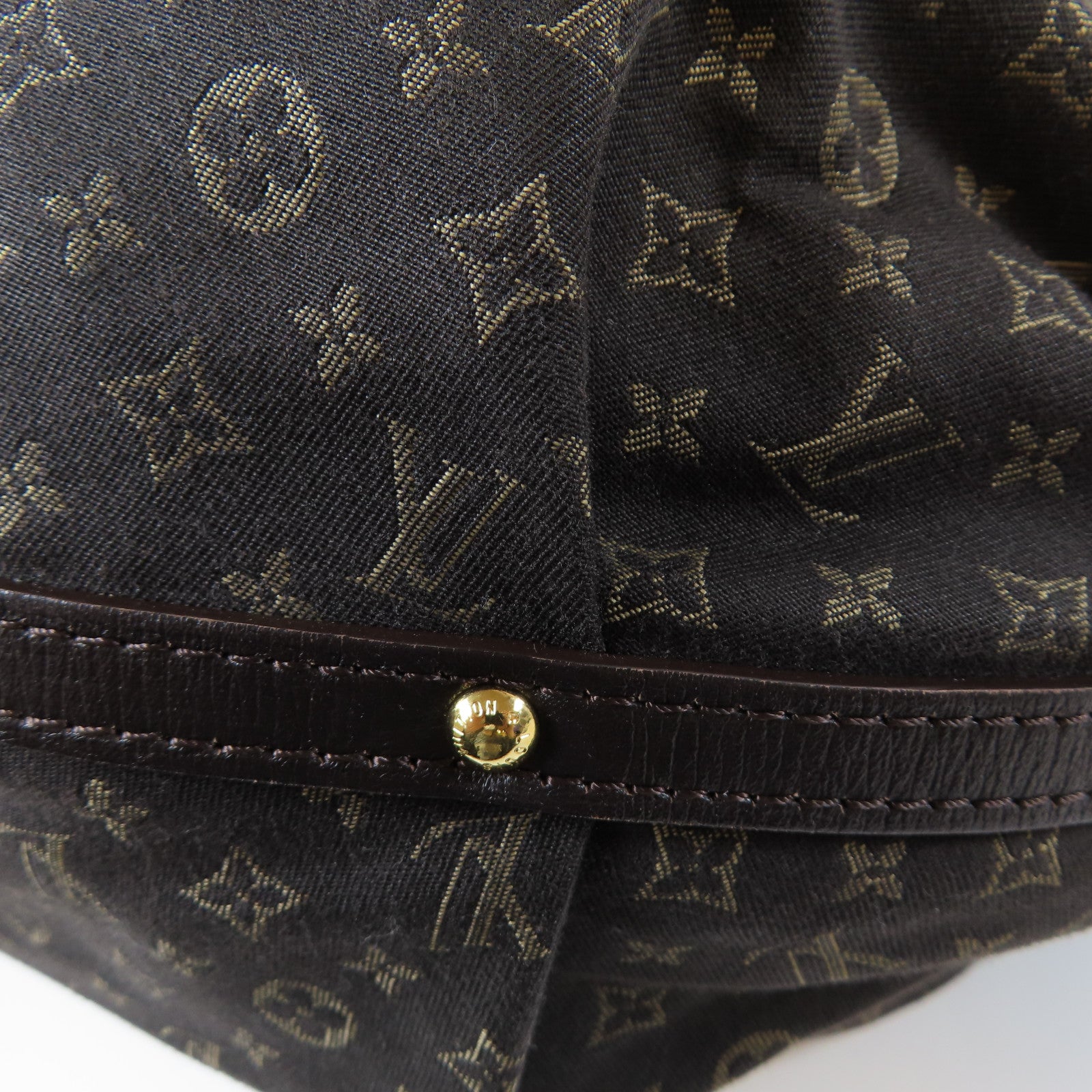 LOUIS VUITTON Monogram Idylle Fantaisie金扣肩背袋棕色